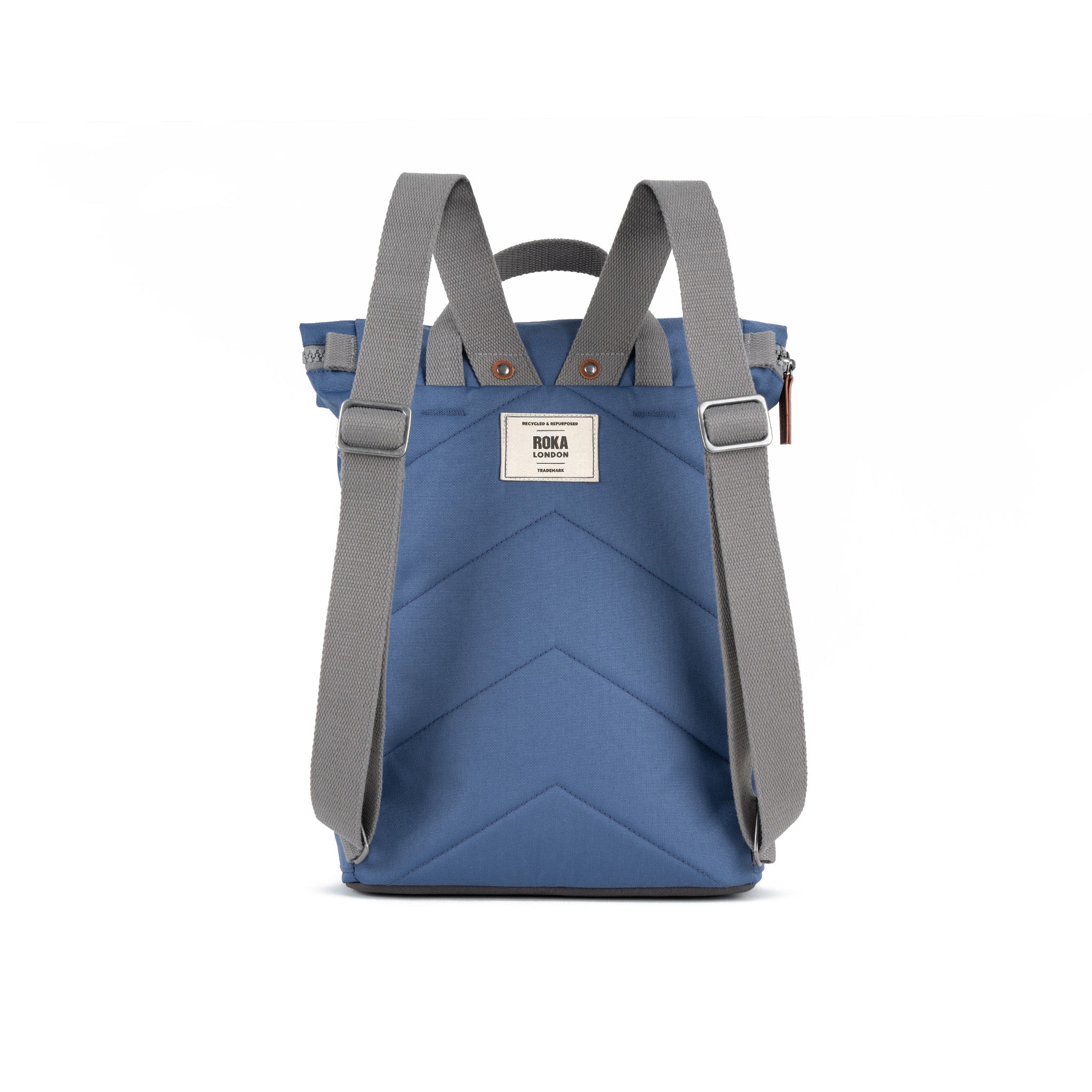 Finchley Backpack Small Recycled Canvas - Burnt Blue