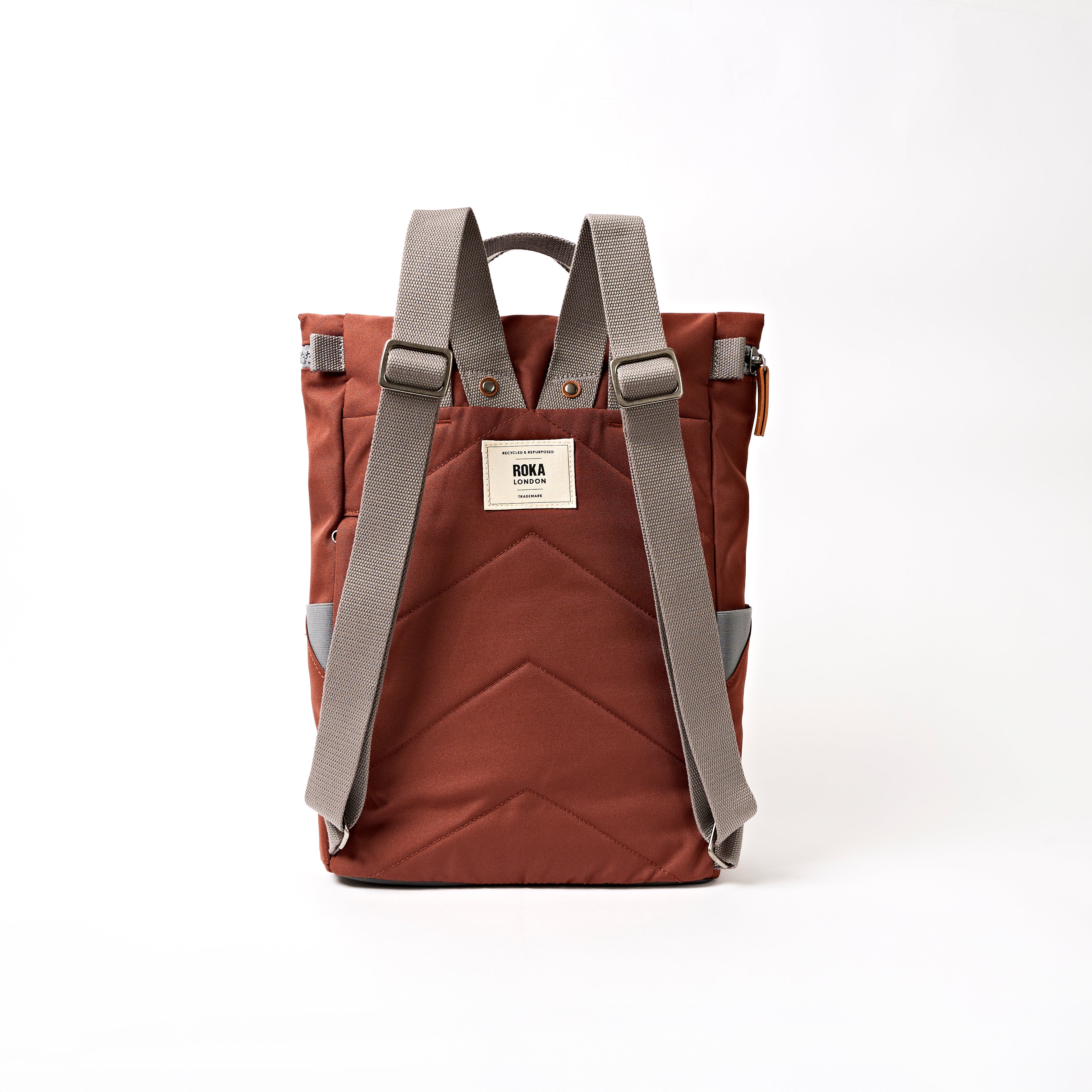 Finchley Backpack Small Recycled Canvas - Henna