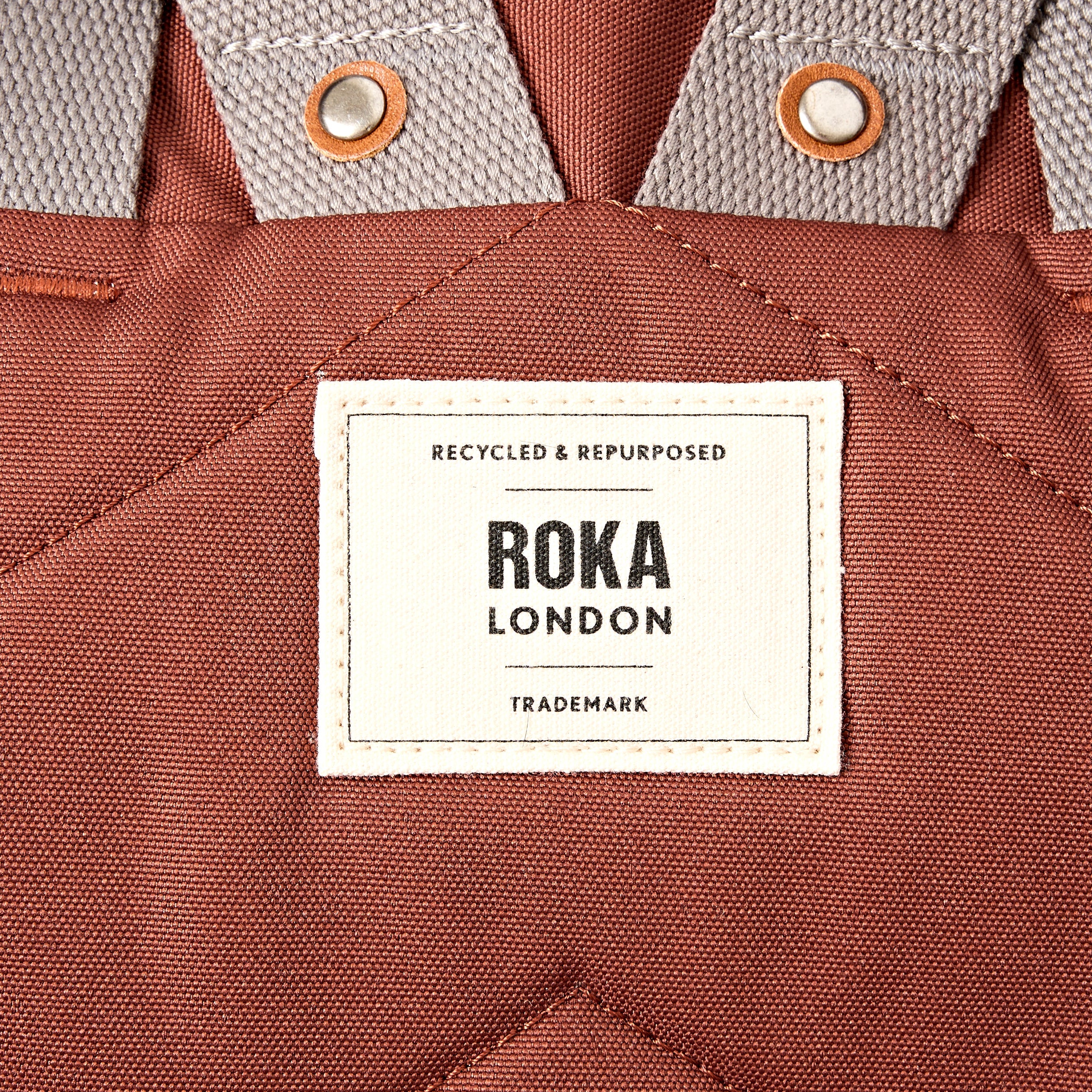 Finchley Backpack Small Recycled Canvas - Henna