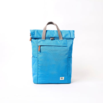 Finchley Backpack Medium Recycled Canvas - Malibu Blue