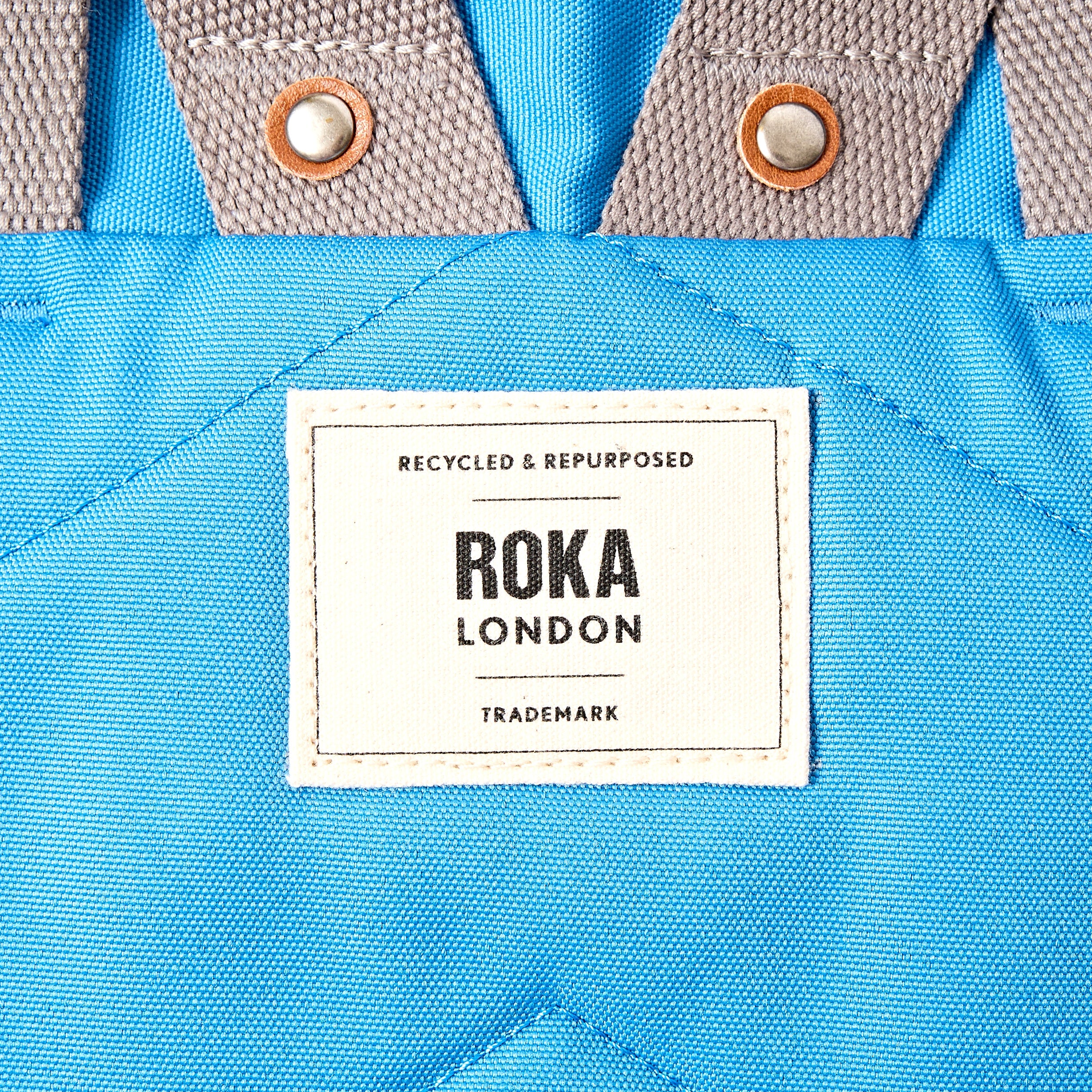 Finchley Backpack Small Recycled Canvas - Malibu Blue