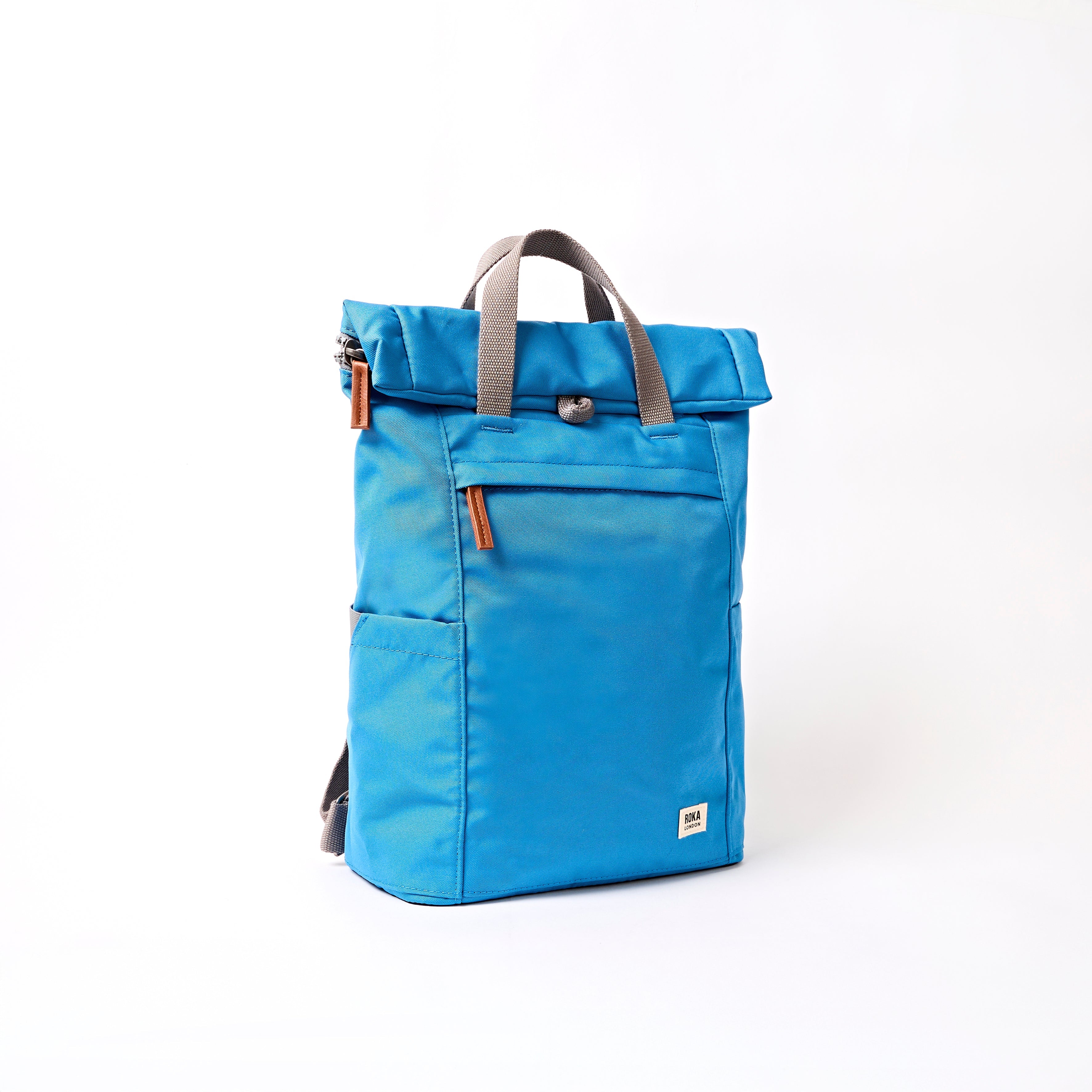 Finchley Backpack Small Recycled Canvas - Malibu Blue