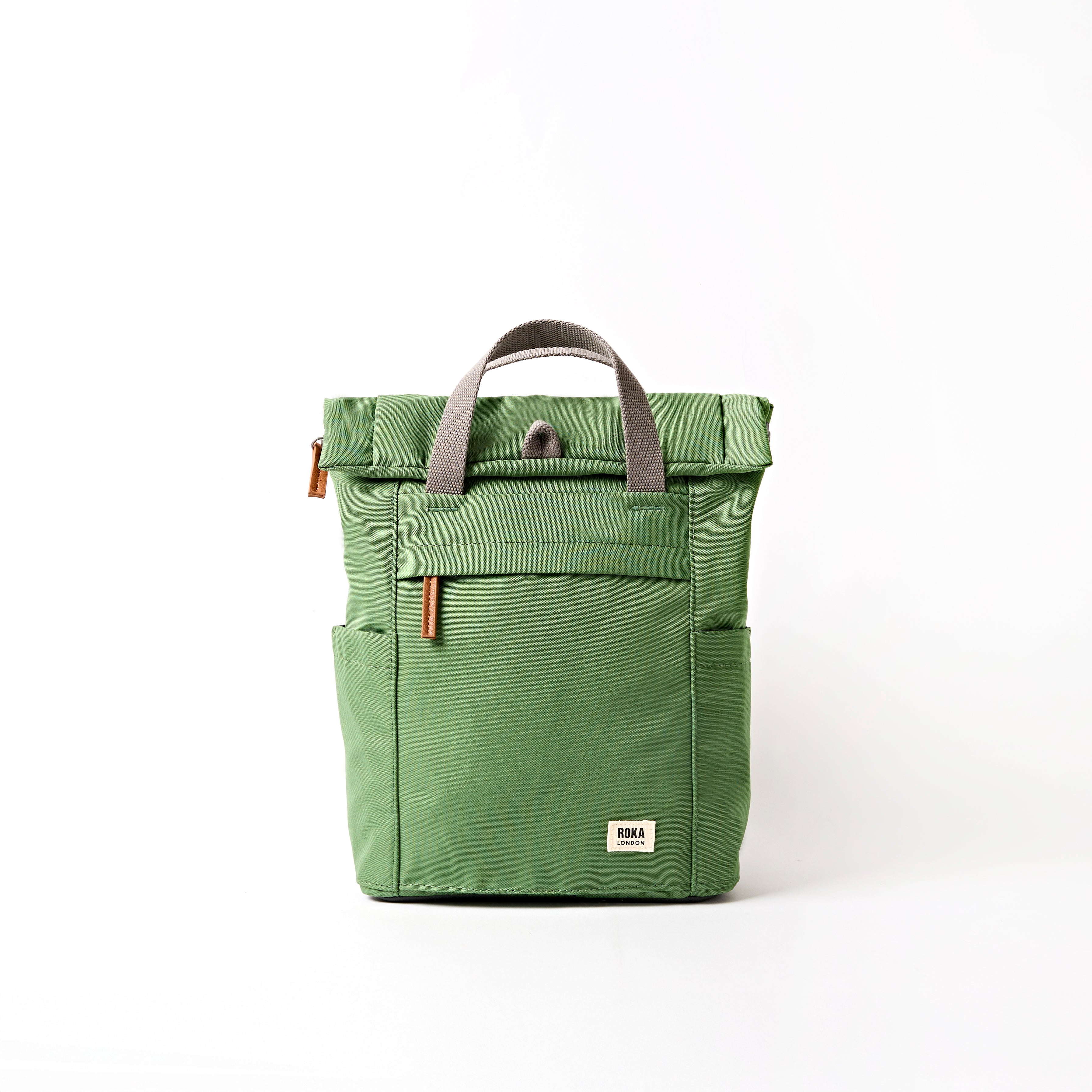 Finchley Backpack Small Recycled Canvas - Artichoke