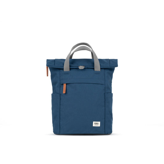 FINCHLEY A DEEP BLUE RECYCLED CANVAS SMALL