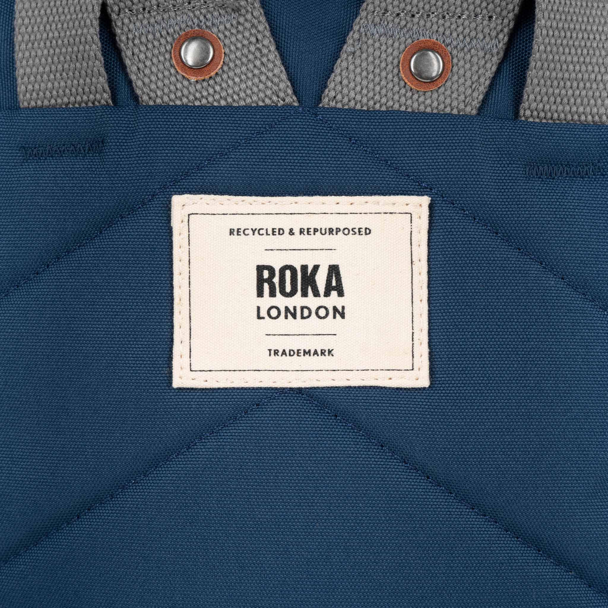 Finchley Backpack Small Recycled Canvas - Deep Blue