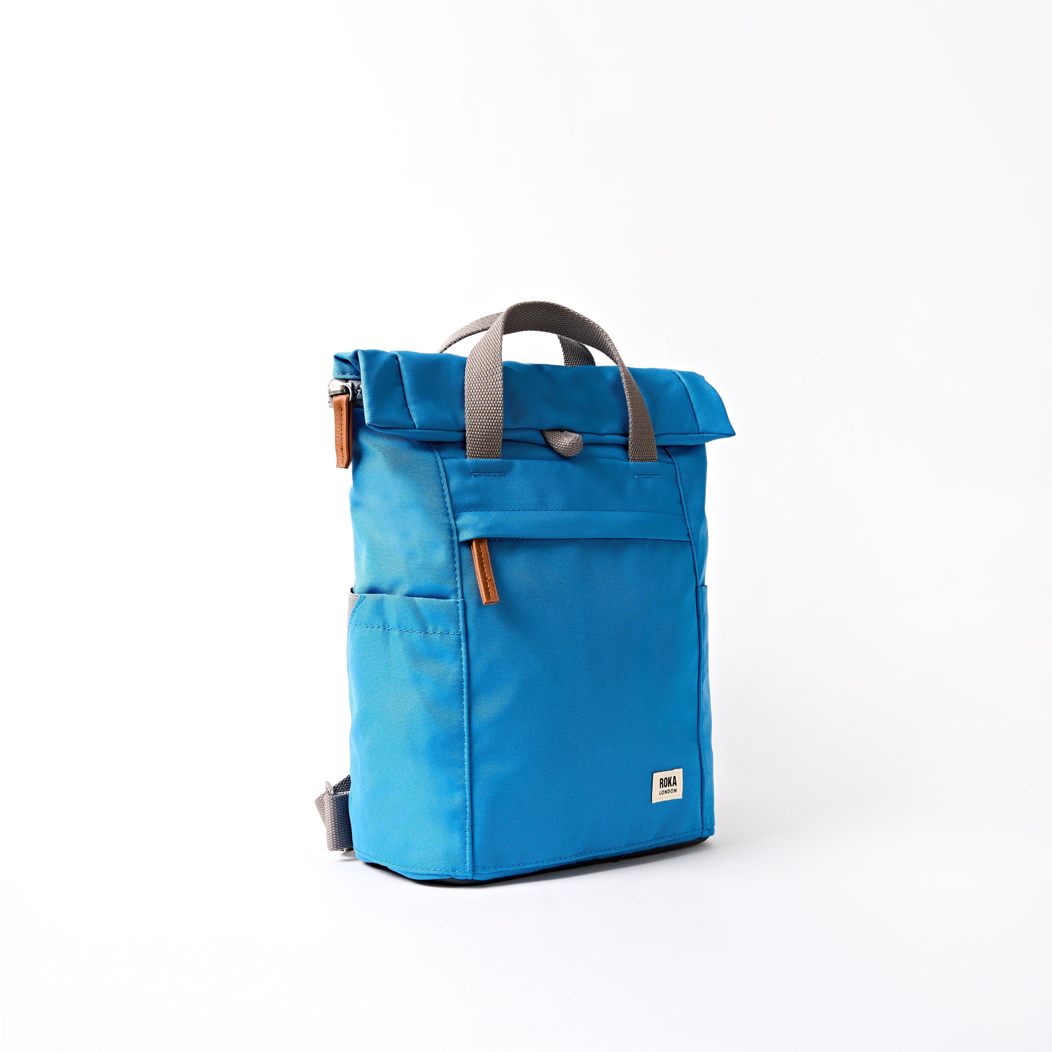 Finchley Backpack Small Recycled Canvas - Malibu Blue