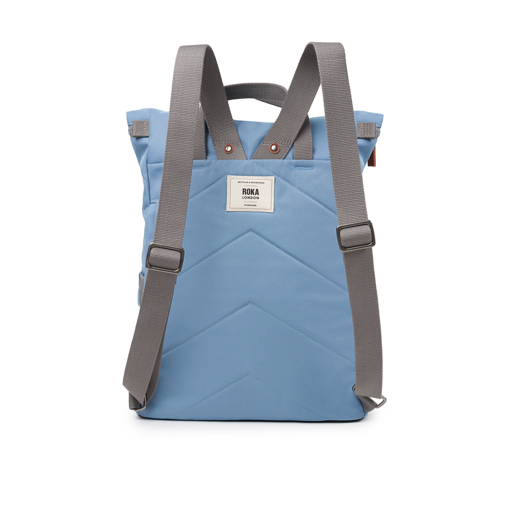 Finchley Backpack Small Recycled Canvas - Retro Blue