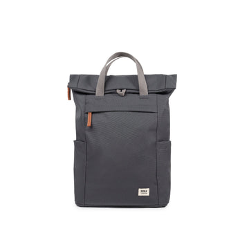 Finchley Backpack Medium Recycled Canvas - Faded Black