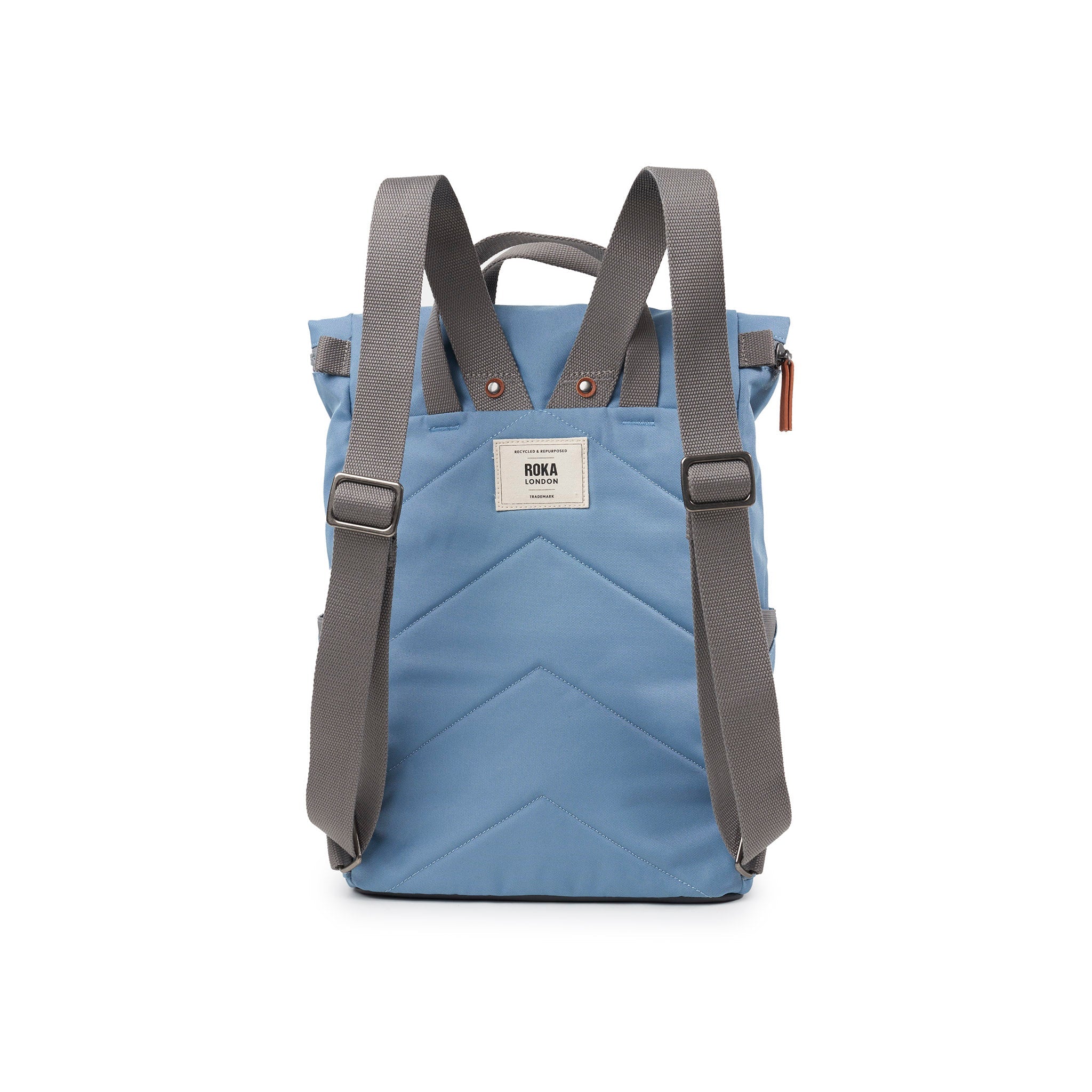 Finchley Backpack Small Recycled Canvas - Retro Blue