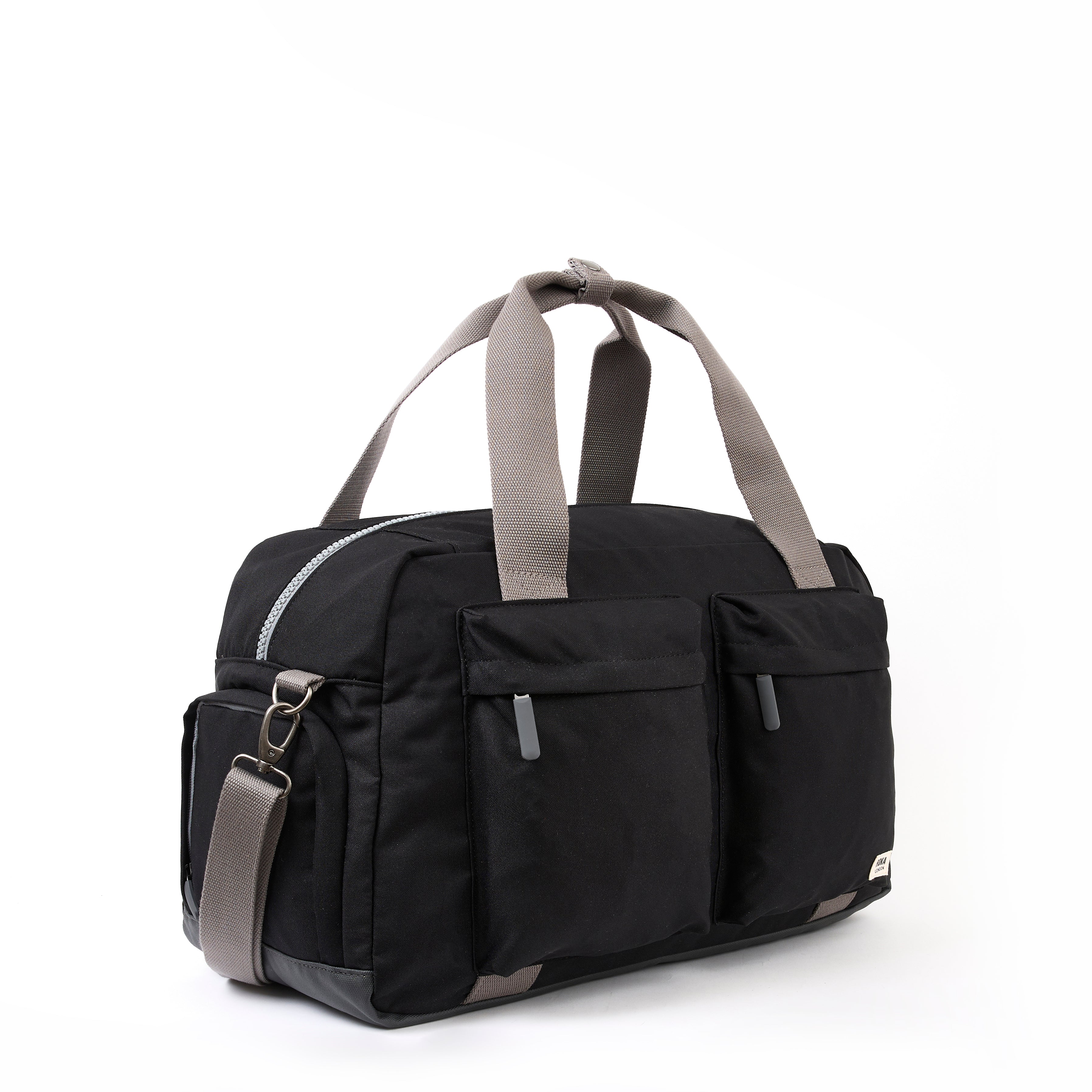Gatwick Carry-On Duffel Bag Medium Recycled Canvas - Ash