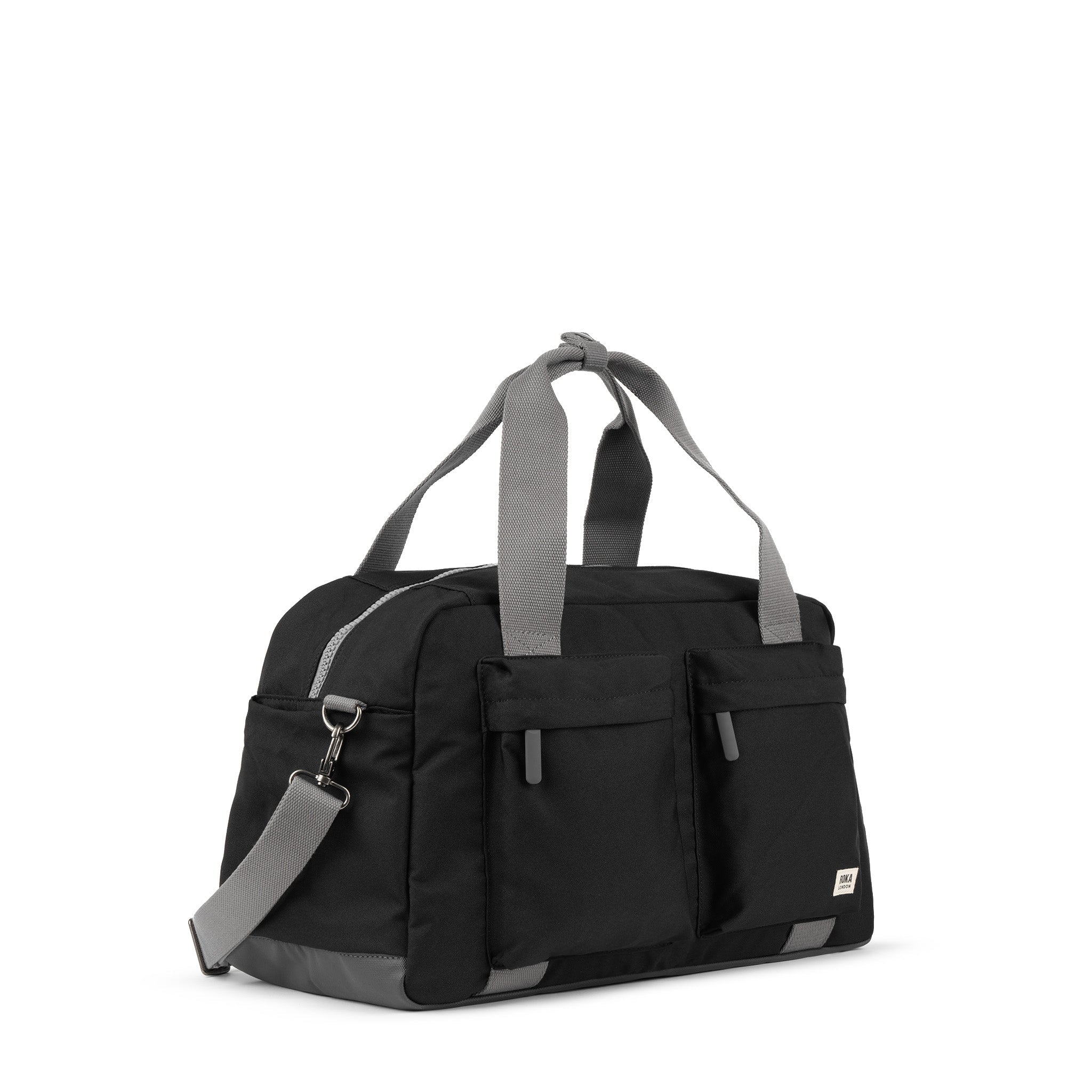 Gatwick Carry-On Duffel Bag Medium Recycled Canvas - Ash