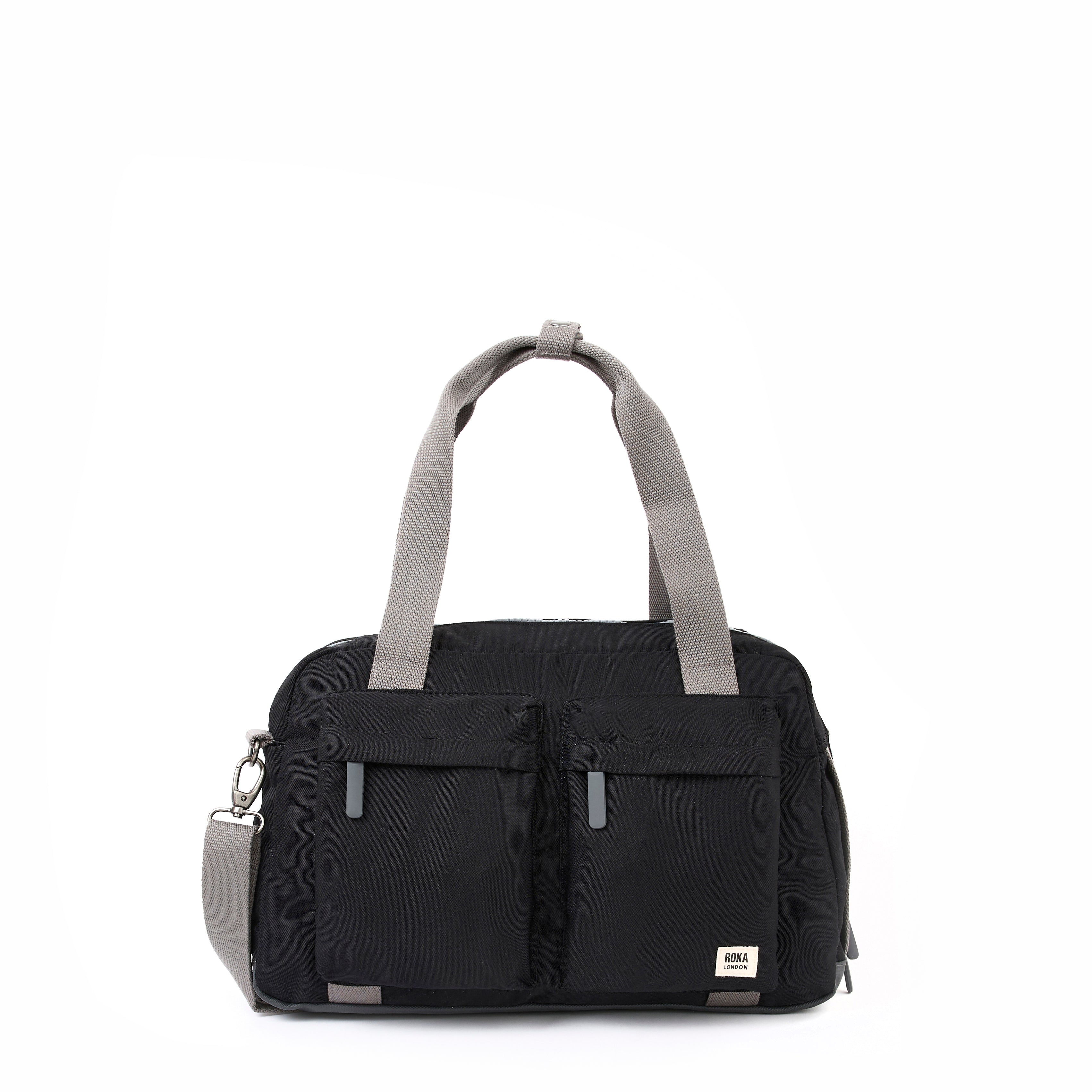 Gatwick Carry-On Duffel Bag Medium Recycled Canvas - Ash
