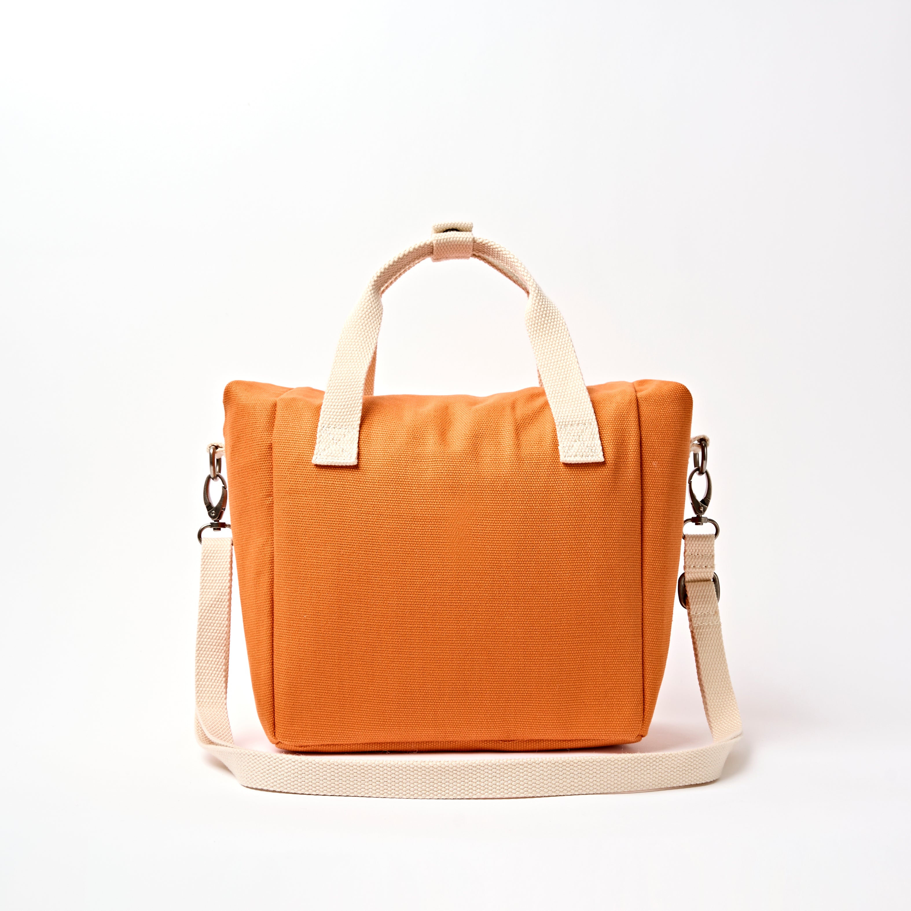 Hampstead Lunch Bag Recycled Canvas - Burnt Orange
