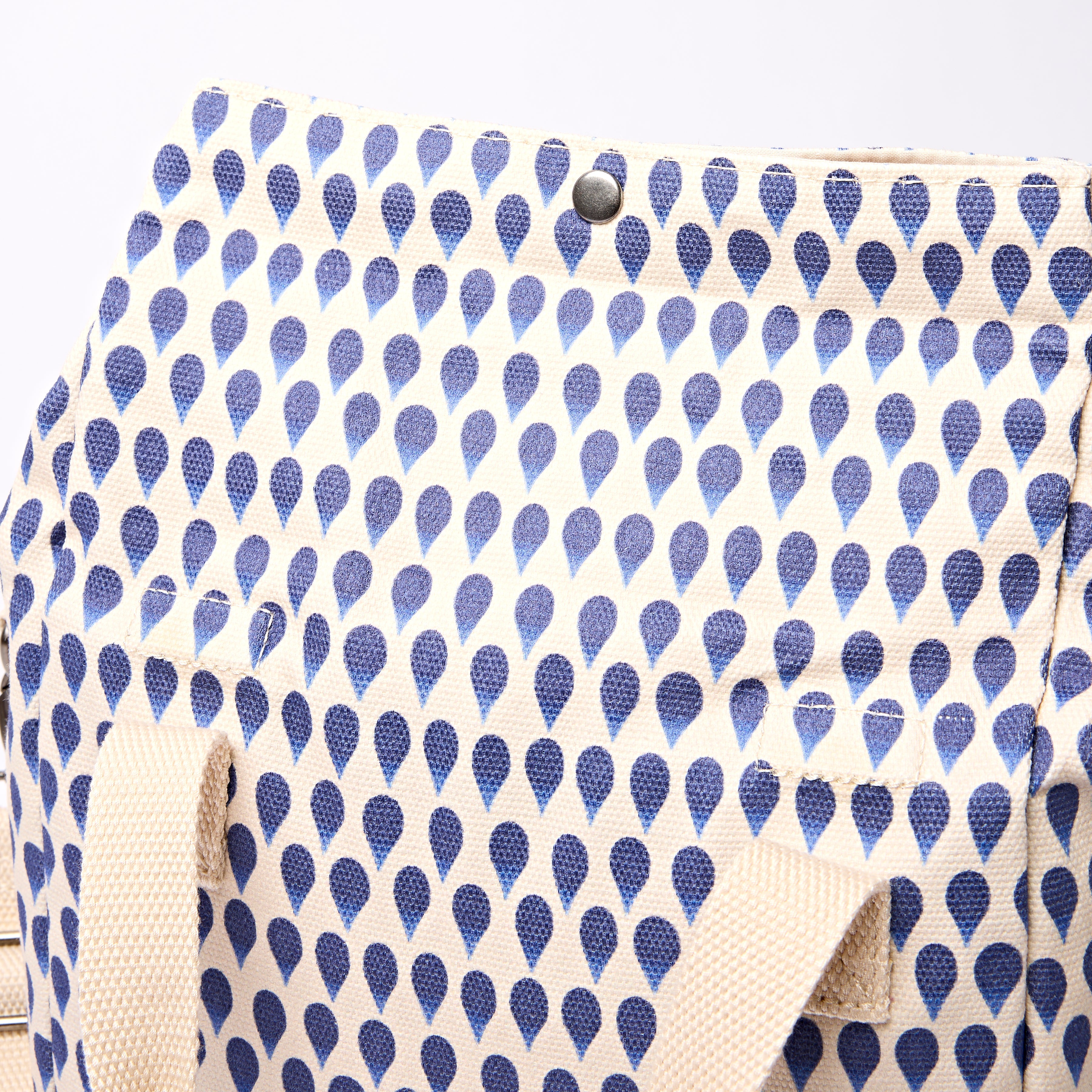 Hampstead Lunch Bag Recycled Canvas - Indigo Drop