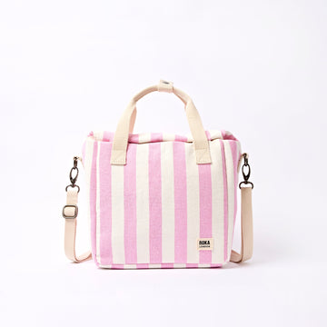 Hampstead Lunch Bag Recycled Canvas - Pink Lemonade