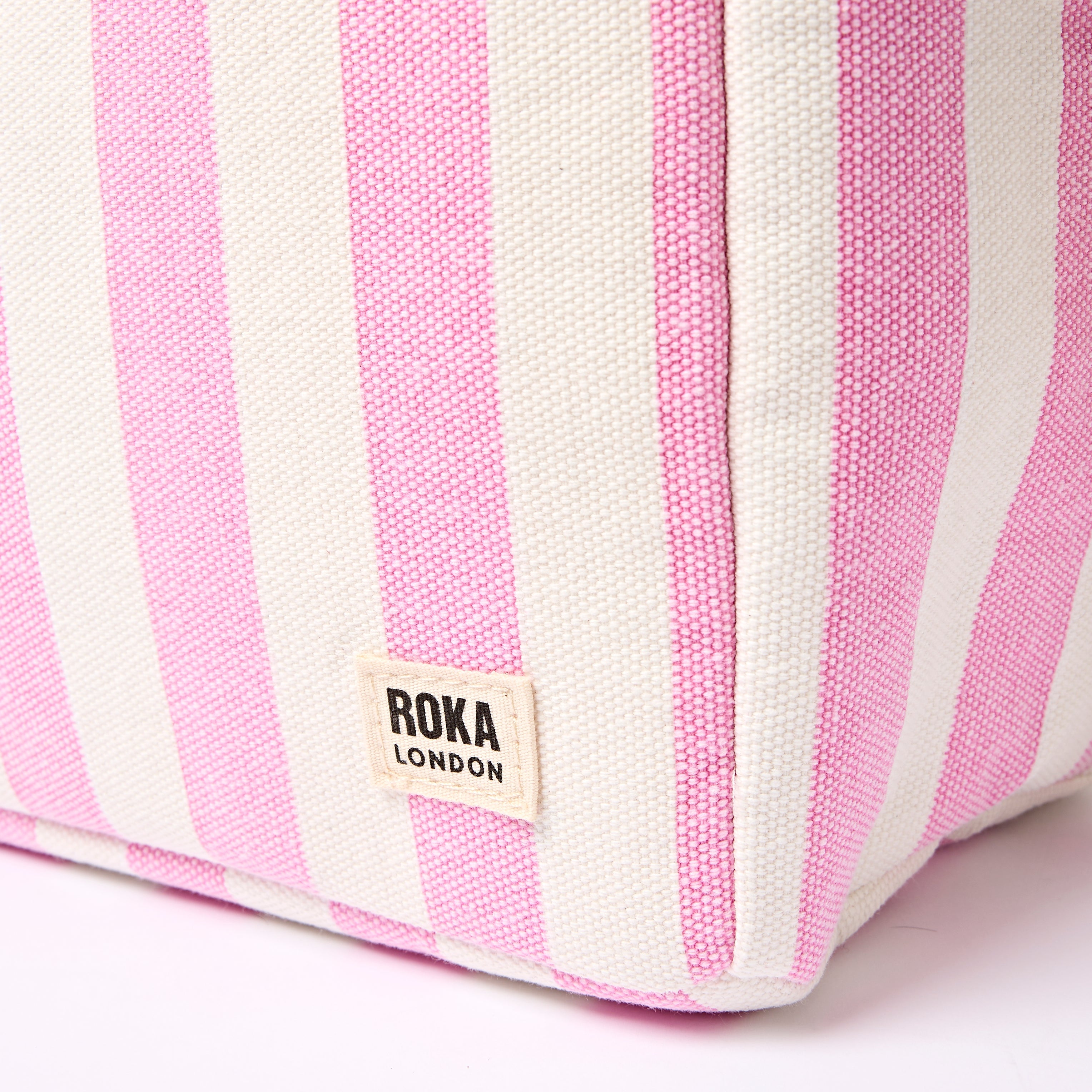 Hampstead Lunch Bag Recycled Canvas - Pink Lemonade