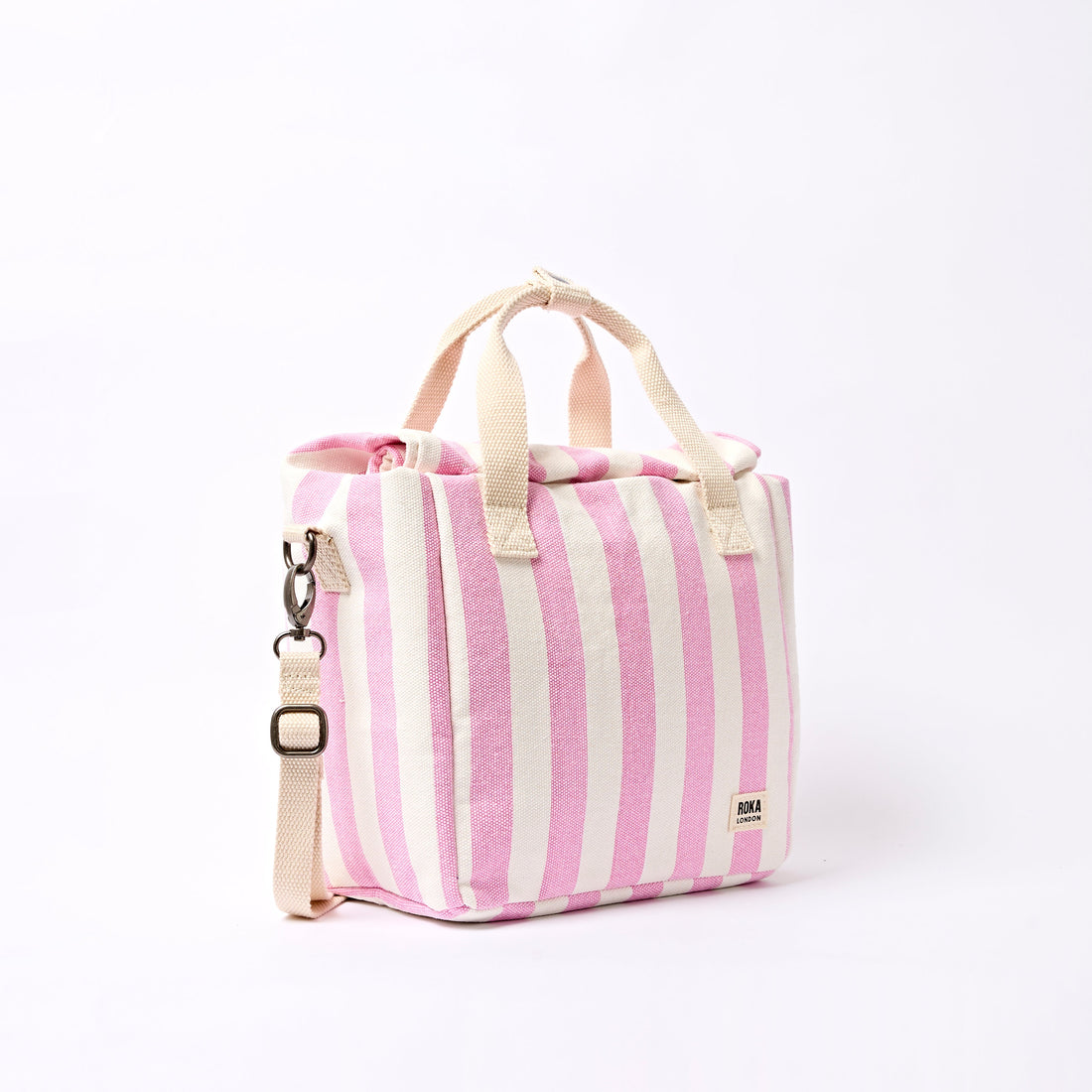 Hampstead Lunch Bag Recycled Canvas - Pink Lemonade