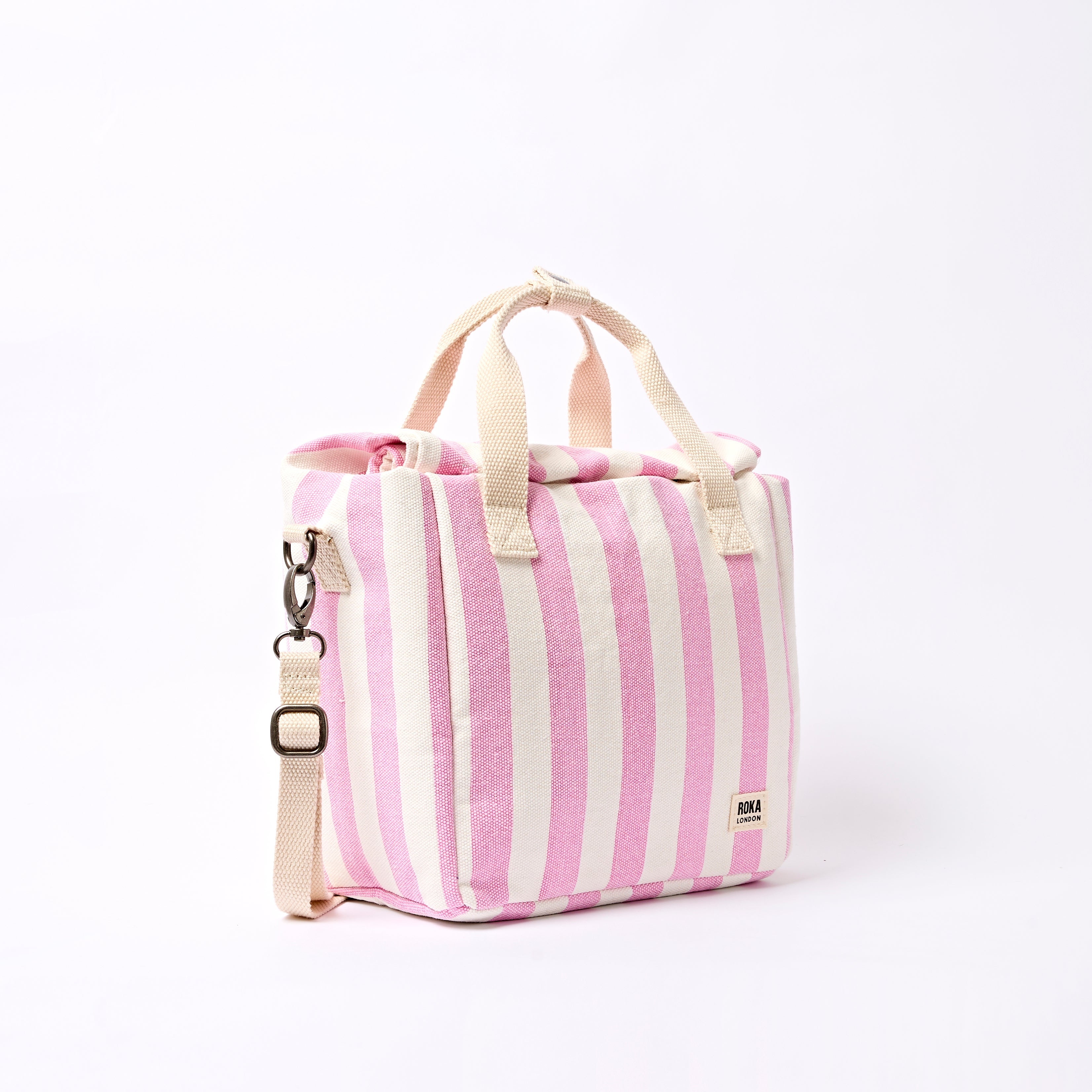 Hampstead Lunch Bag Recycled Canvas - Pink Lemonade