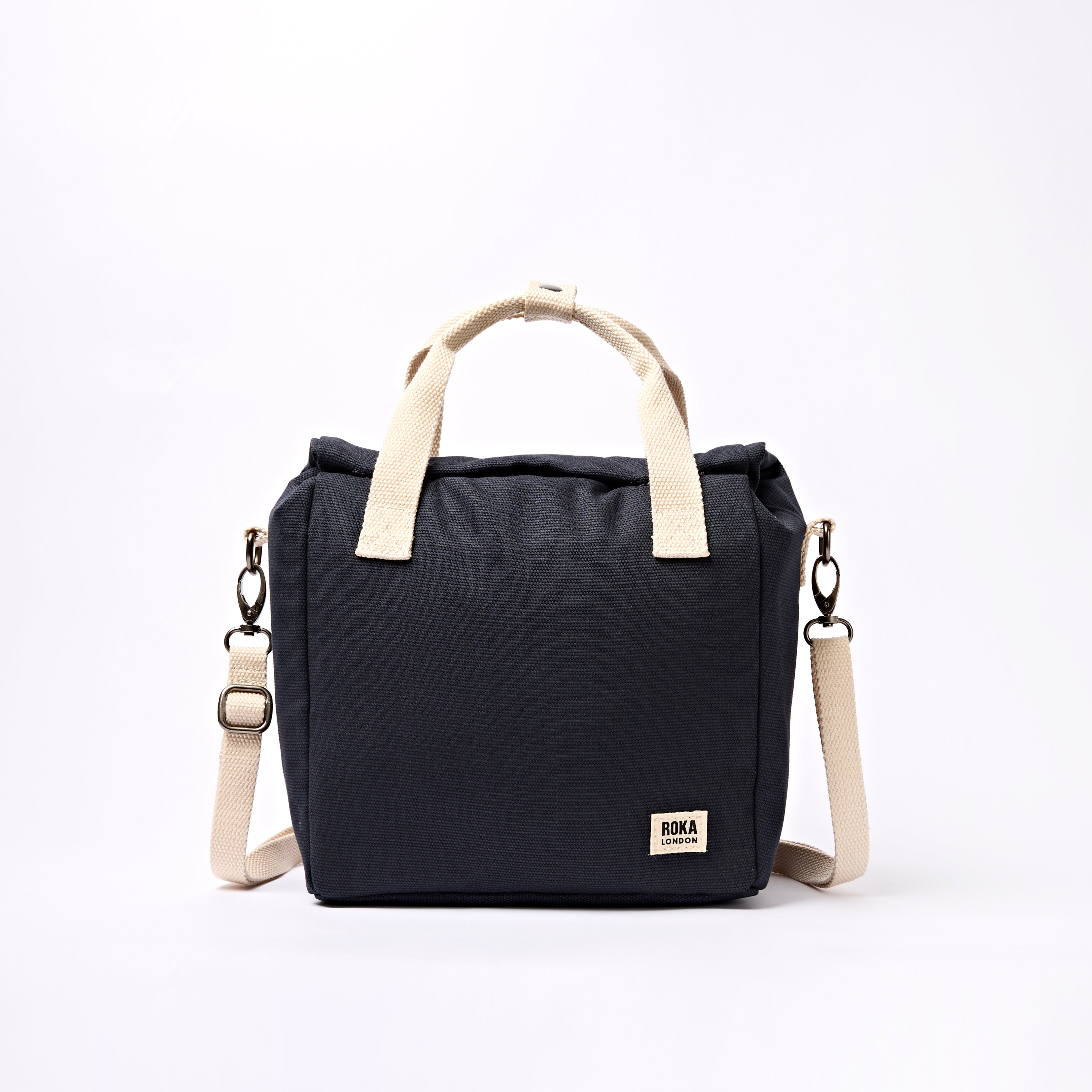 Hampstead Lunch Bag Recycled Canvas - Smoke
