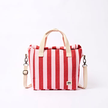 Hampstead Lunch Bag Recycled Canvas - Strawberry Stripe