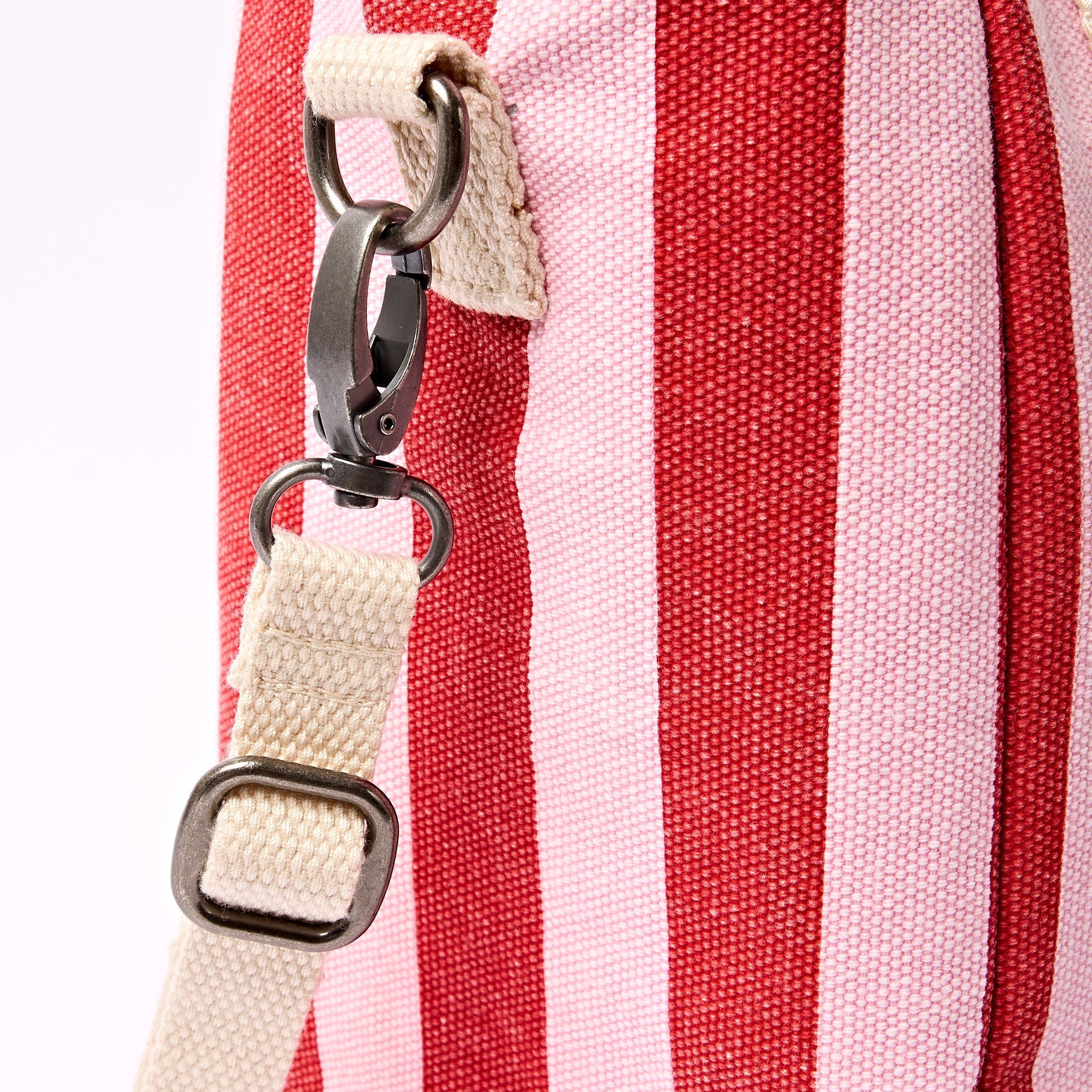 Hampstead Lunch Bag Recycled Canvas - Strawberry Stripe