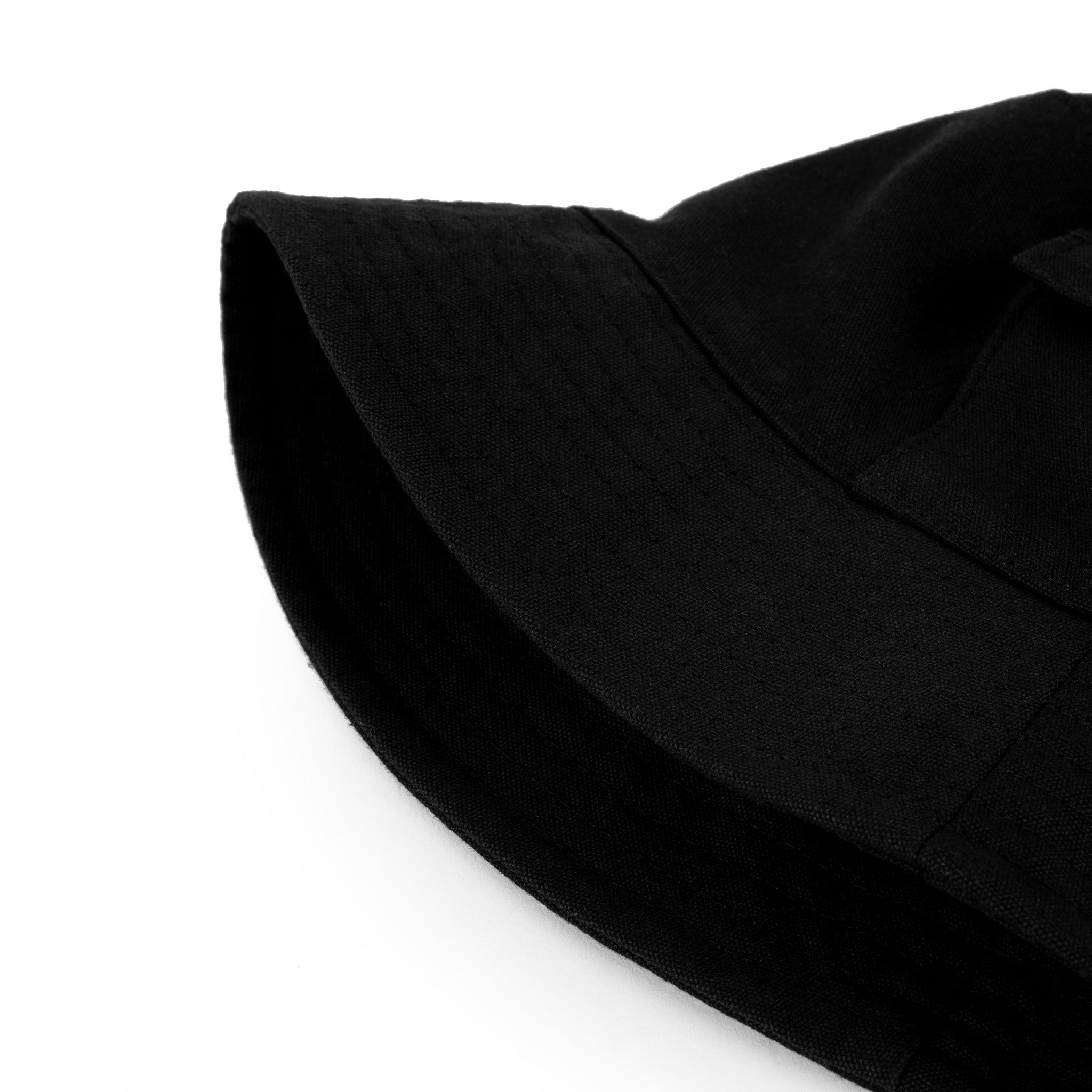 Hatfield Bucket Hat Recycled Canvas - Black