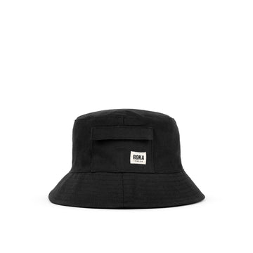 Hatfield Bucket Hat Recycled Canvas - Black