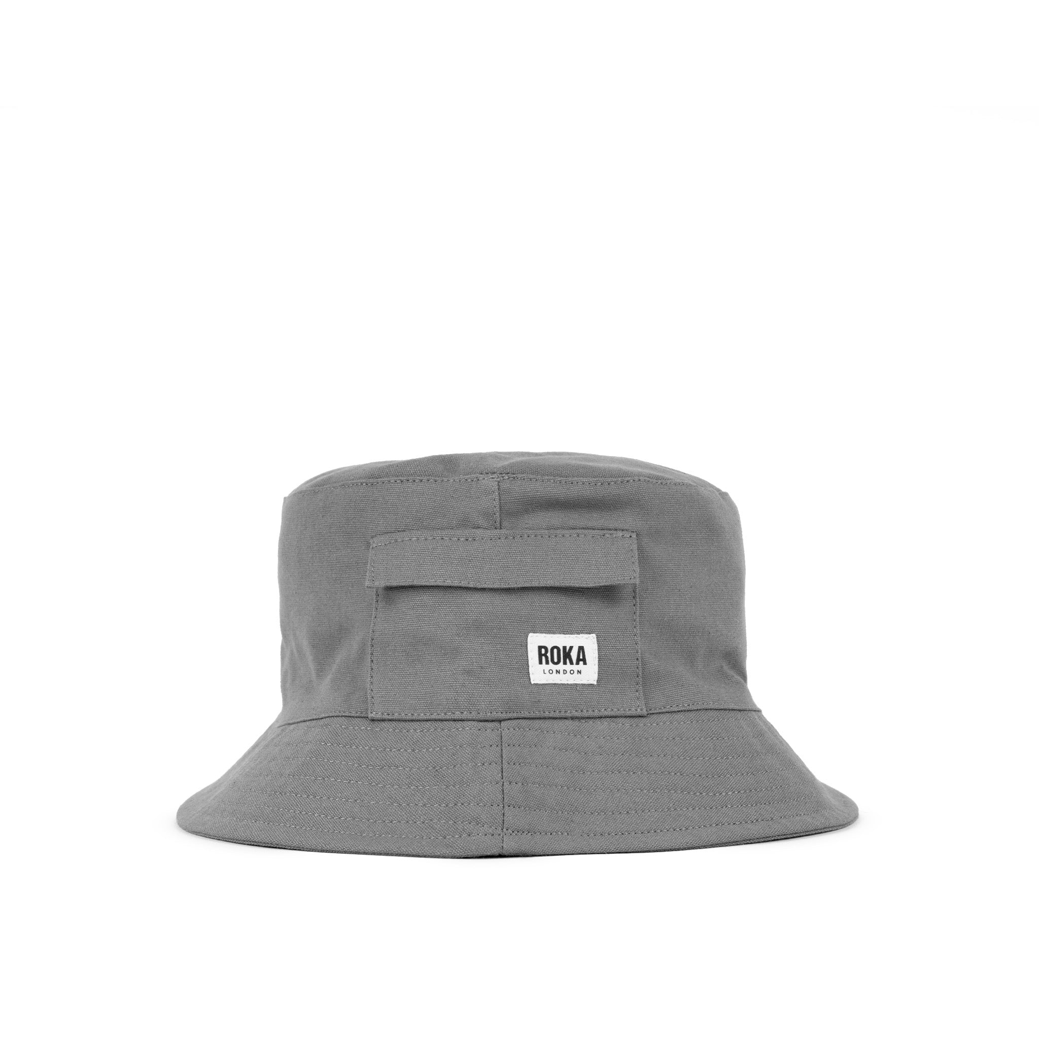 Hatfield Bucket Hat Recycled Canvas - Graphite