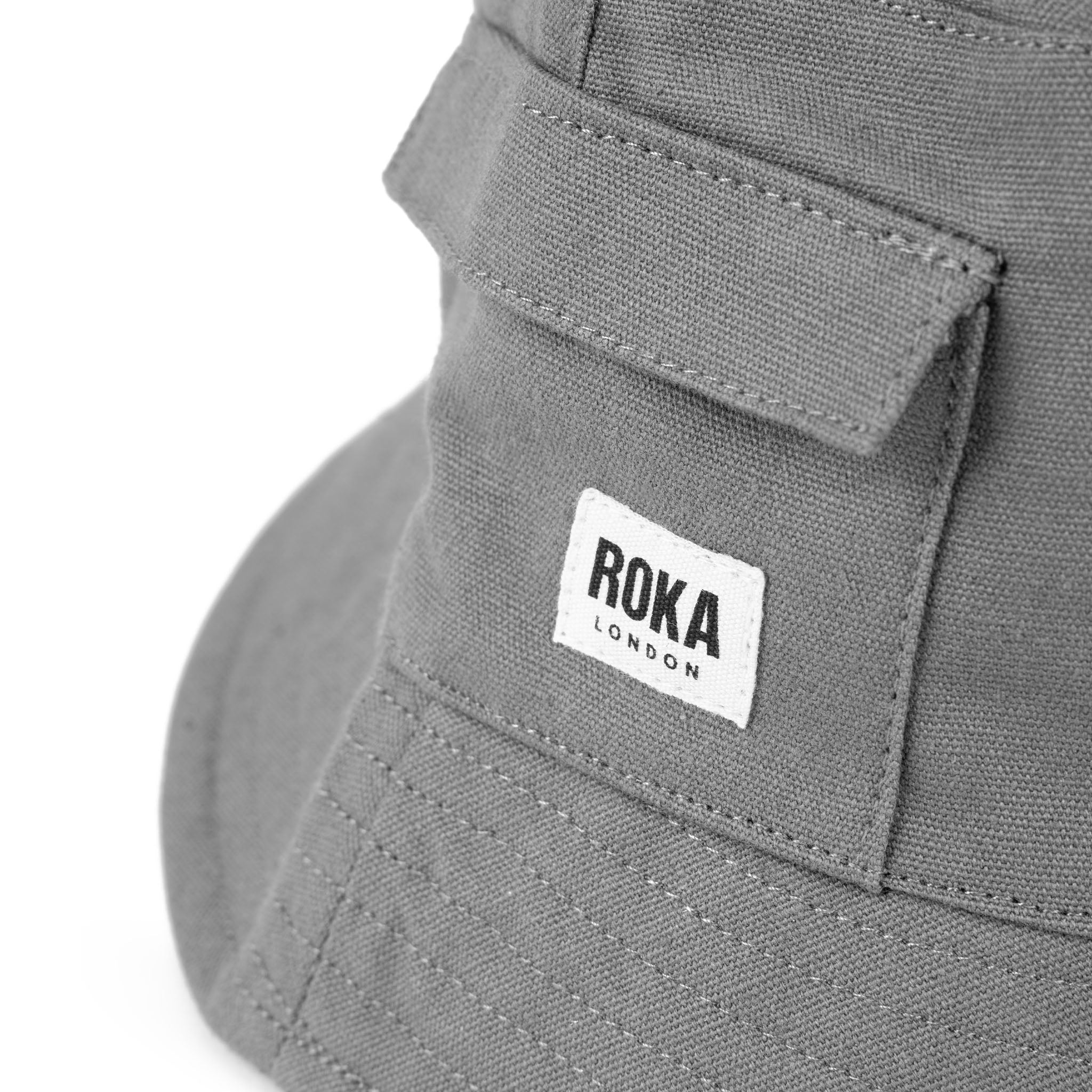 Hatfield Bucket Hat Recycled Canvas - Graphite