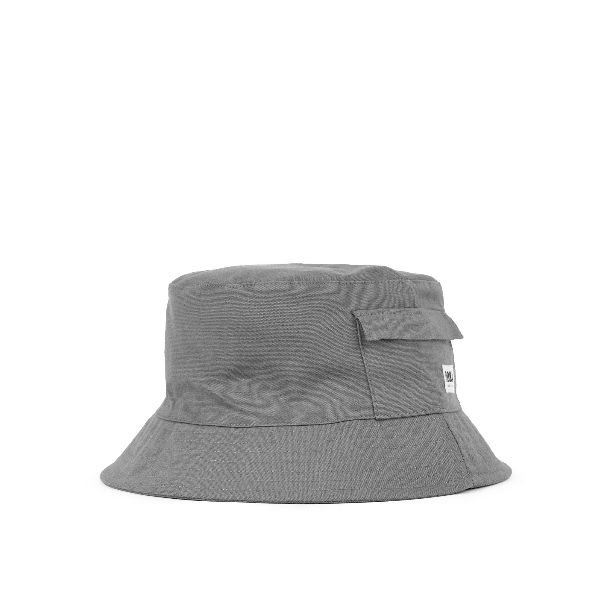 Hatfield Bucket Hat Recycled Canvas - Graphite