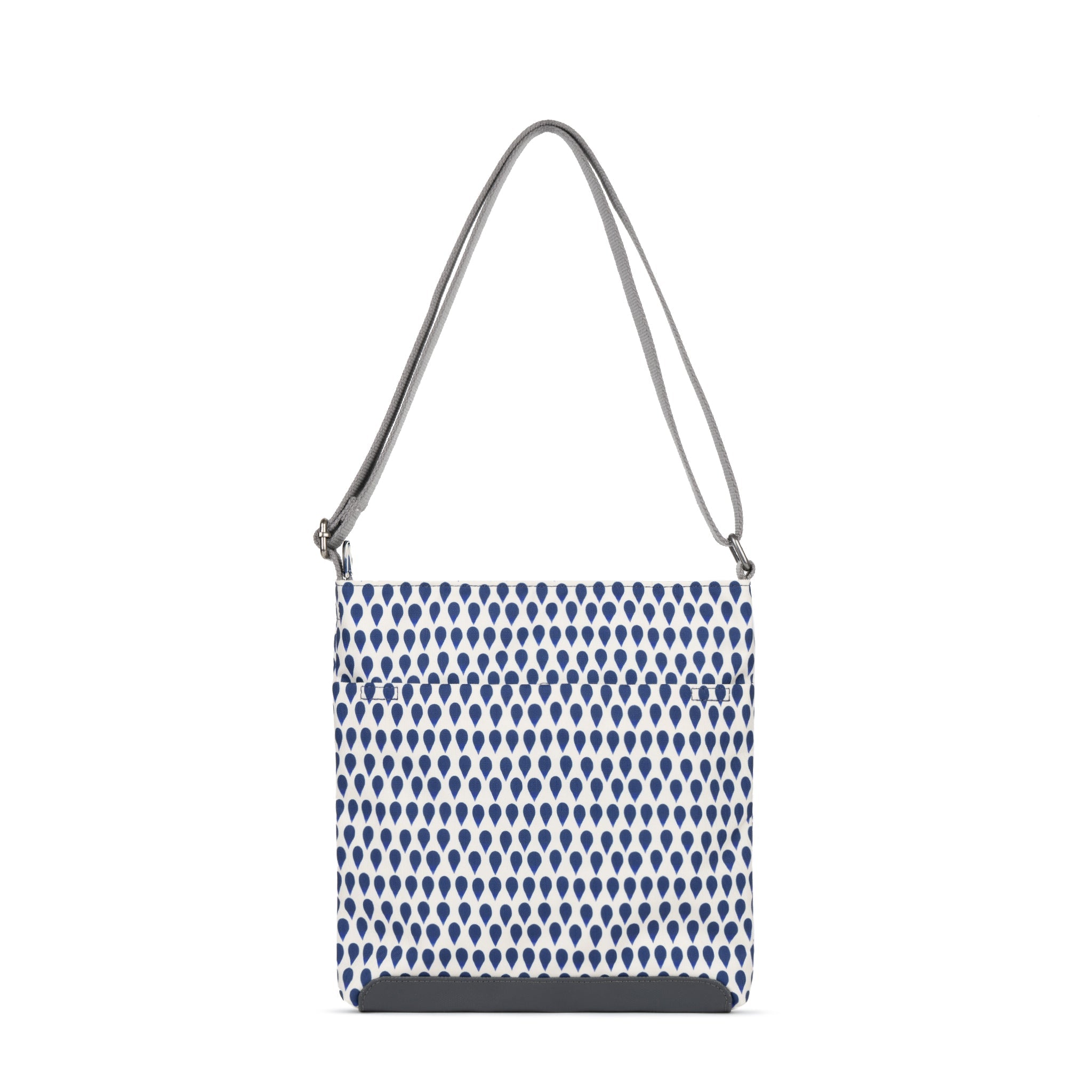 Kennington Crossbody Bag Medium Recycled Canvas - Indigo Drop