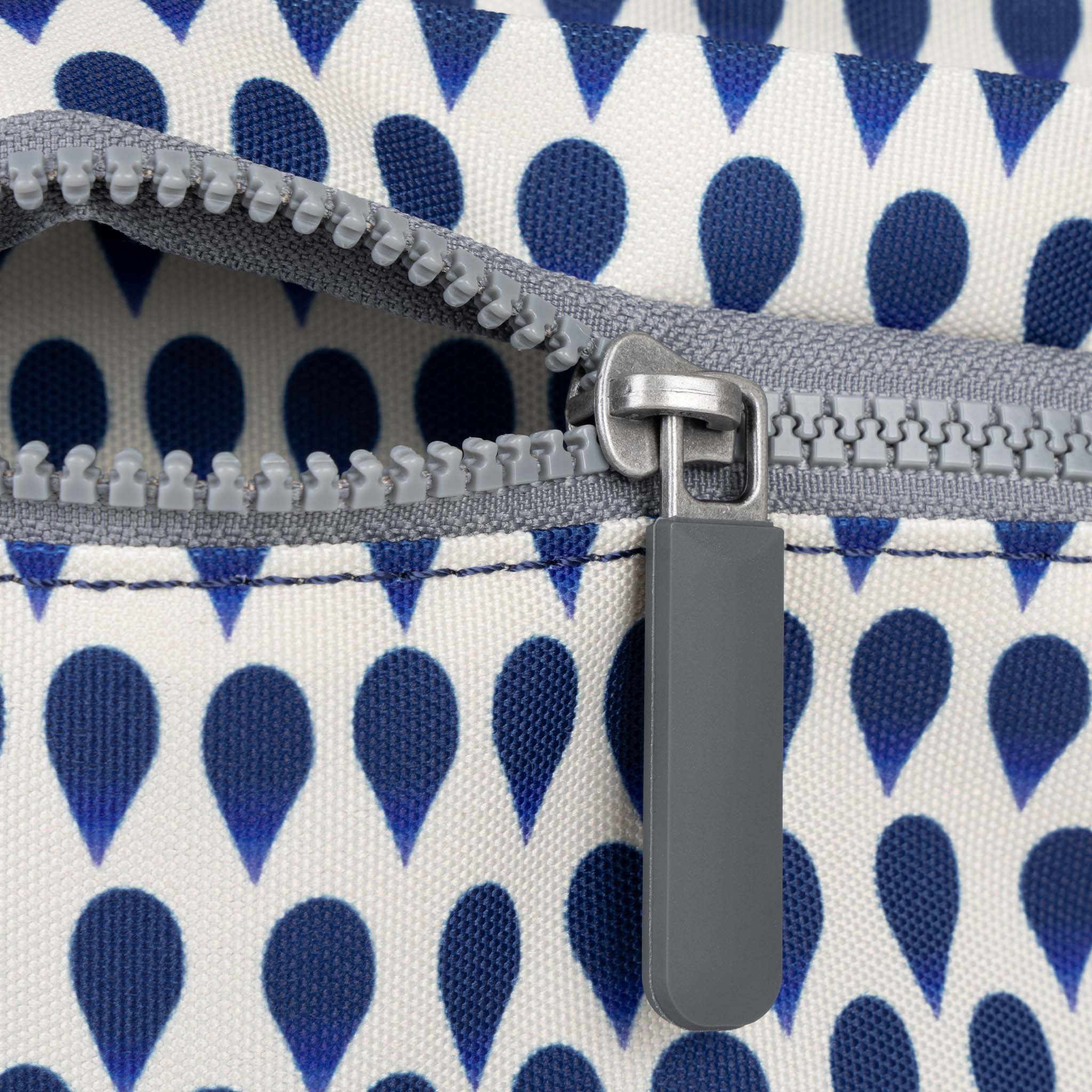 Kennington Crossbody Bag Medium Recycled Canvas - Indigo Drop