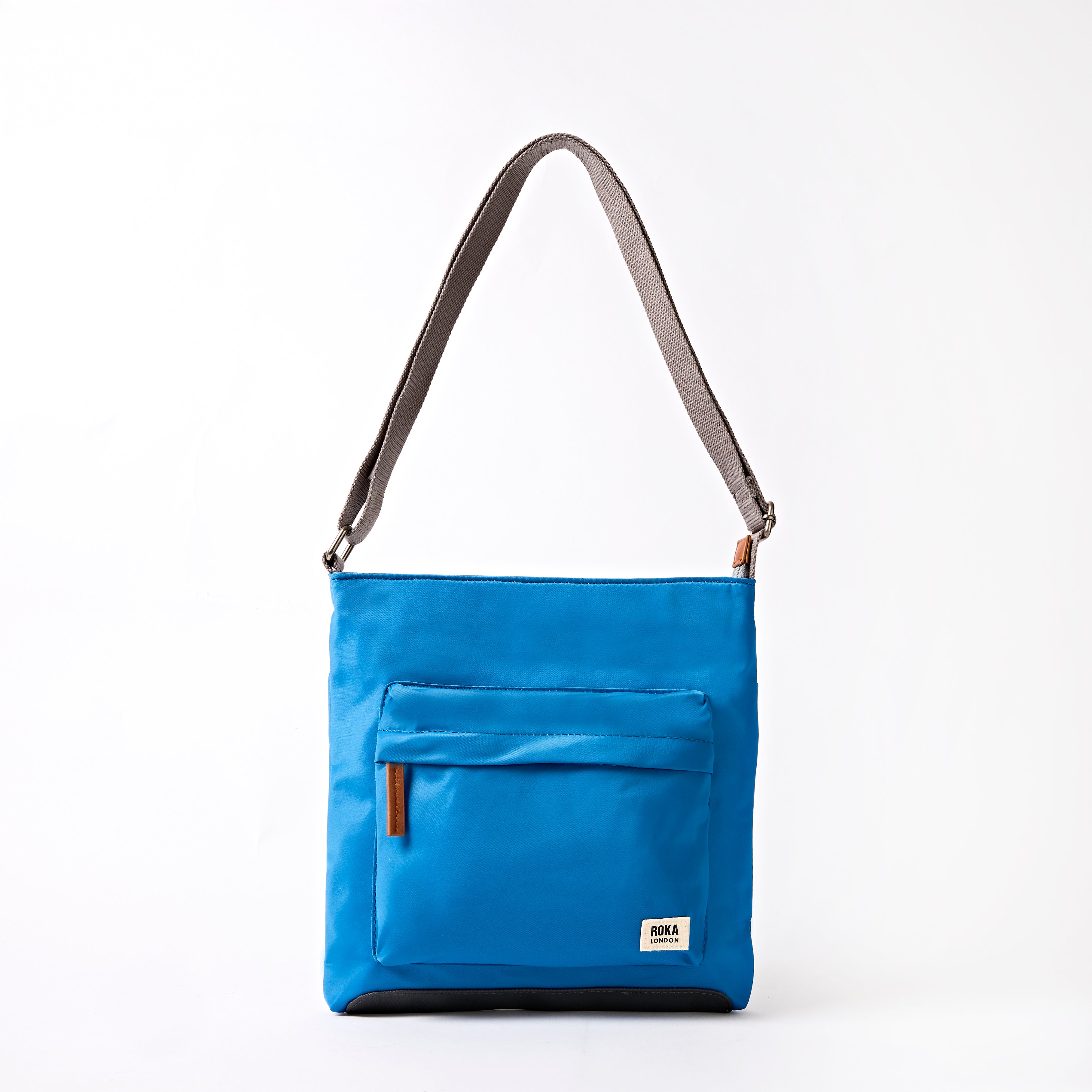 Kennington Crossbody Bag Medium Recycled Nylon - Malibu Blue