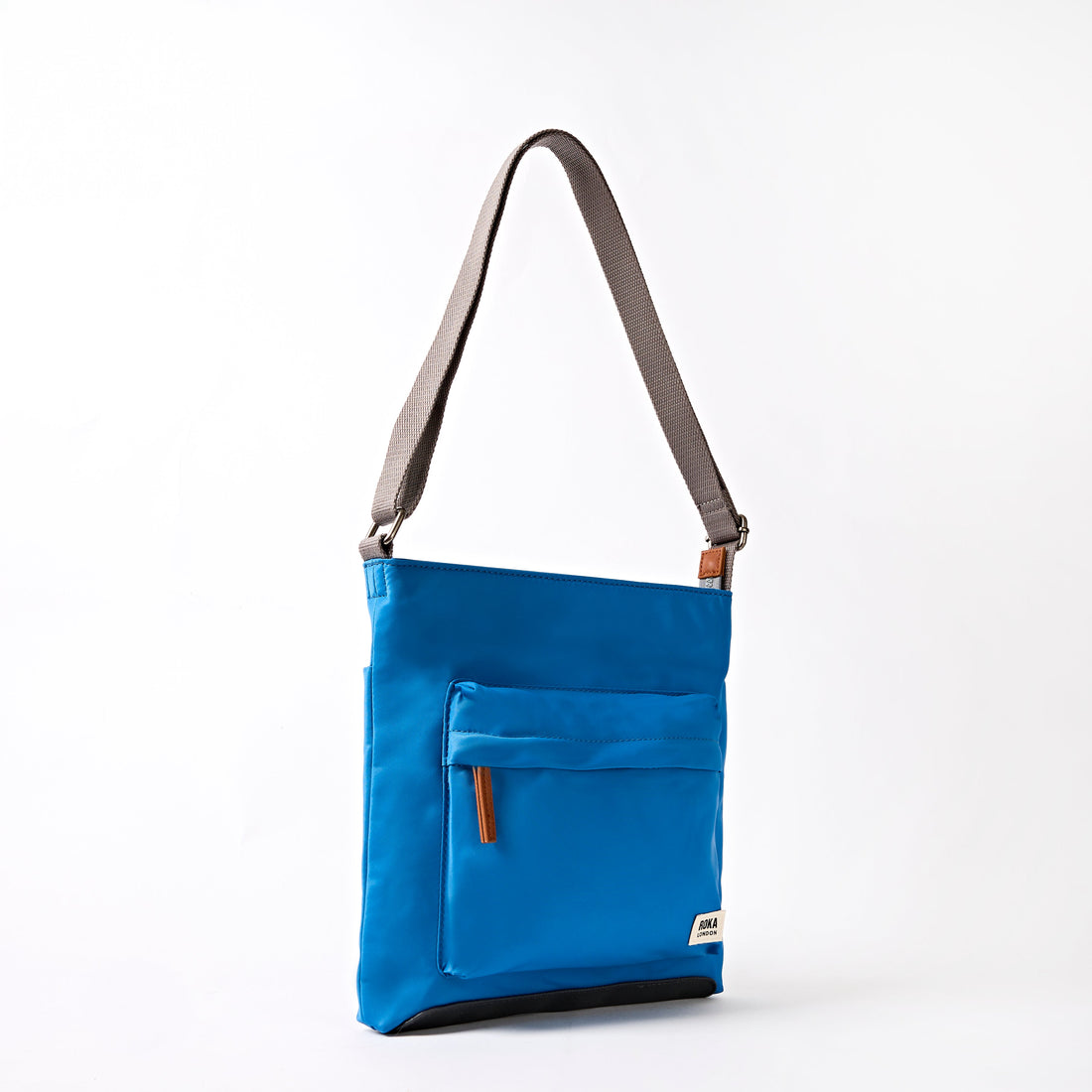 Kennington Crossbody Bag Medium Recycled Nylon - Malibu Blue