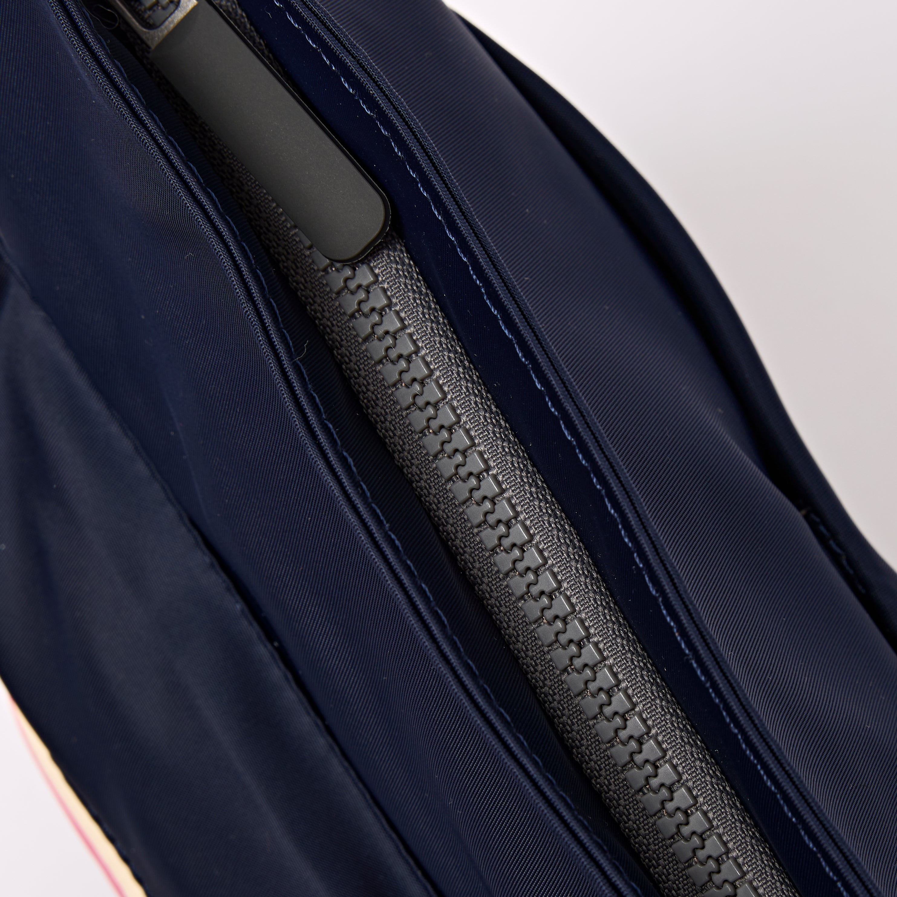 Kennington Crossbody Bag Medium Recycled Nylon - Midnight Stripe