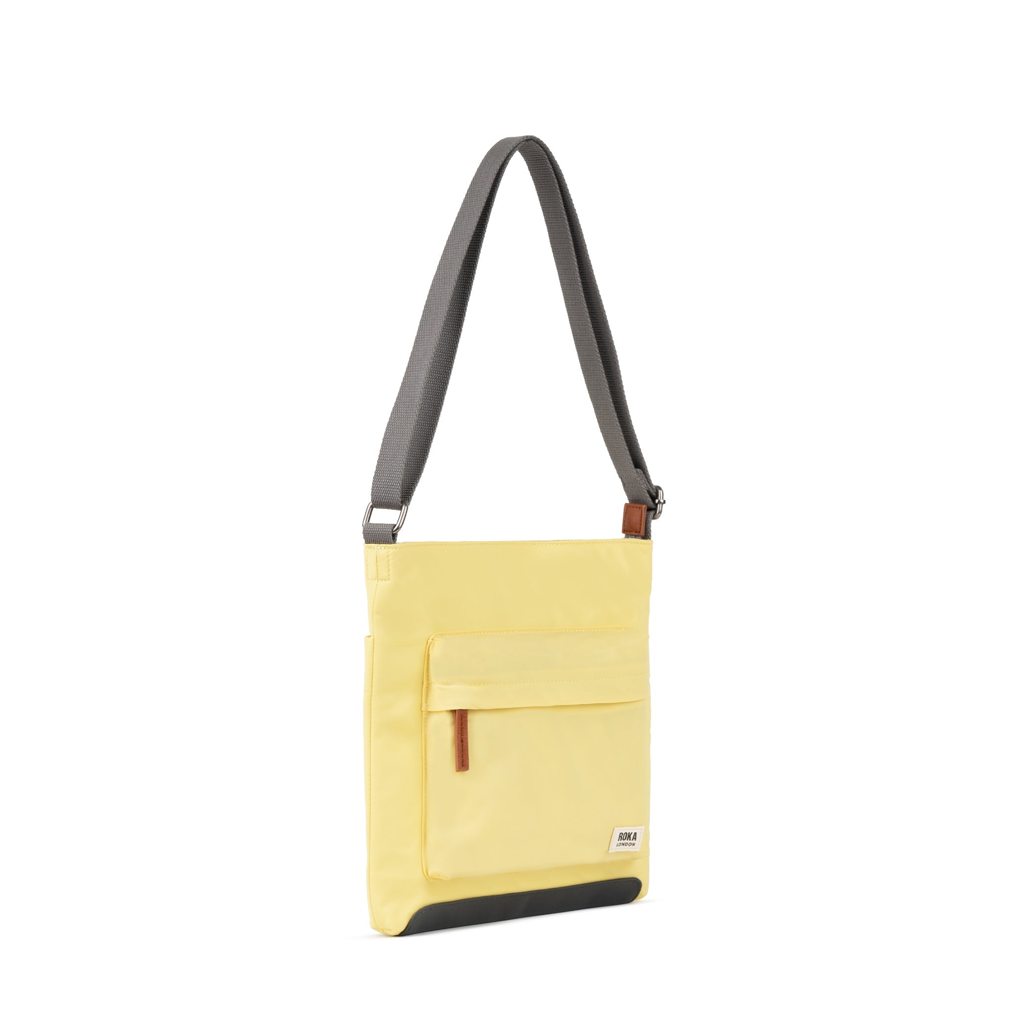 Kennington Crossbody Bag Medium Recycled Nylon - Citron