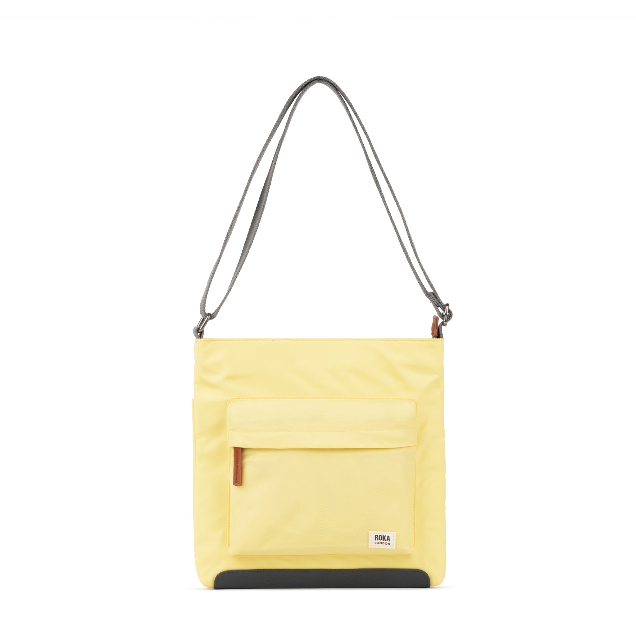 Kennington Crossbody Bag Medium Recycled Nylon - Citron