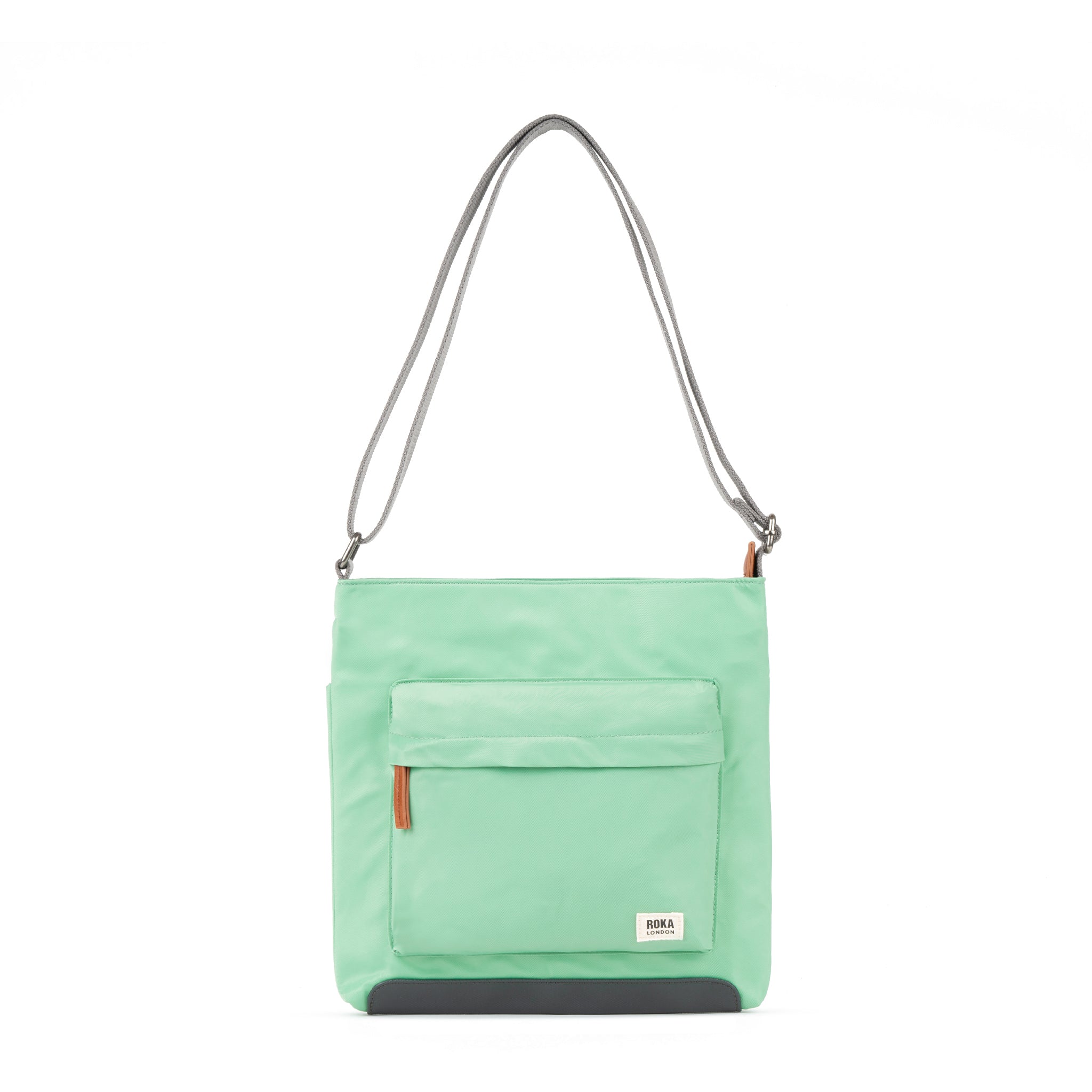 Kennington Crossbody Bag Medium Recycled Nylon - Matcha