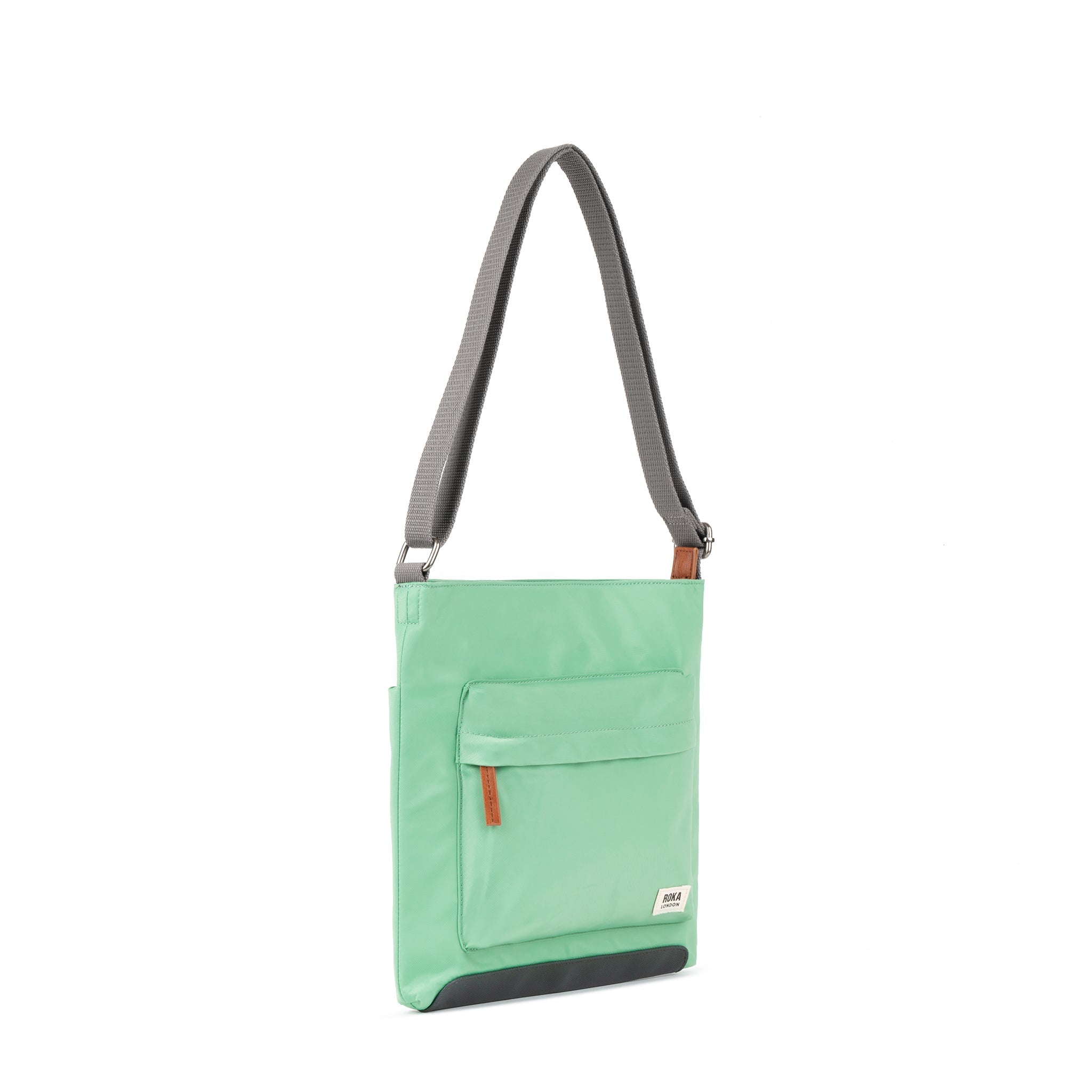 Kennington Crossbody Bag Medium Recycled Nylon - Matcha
