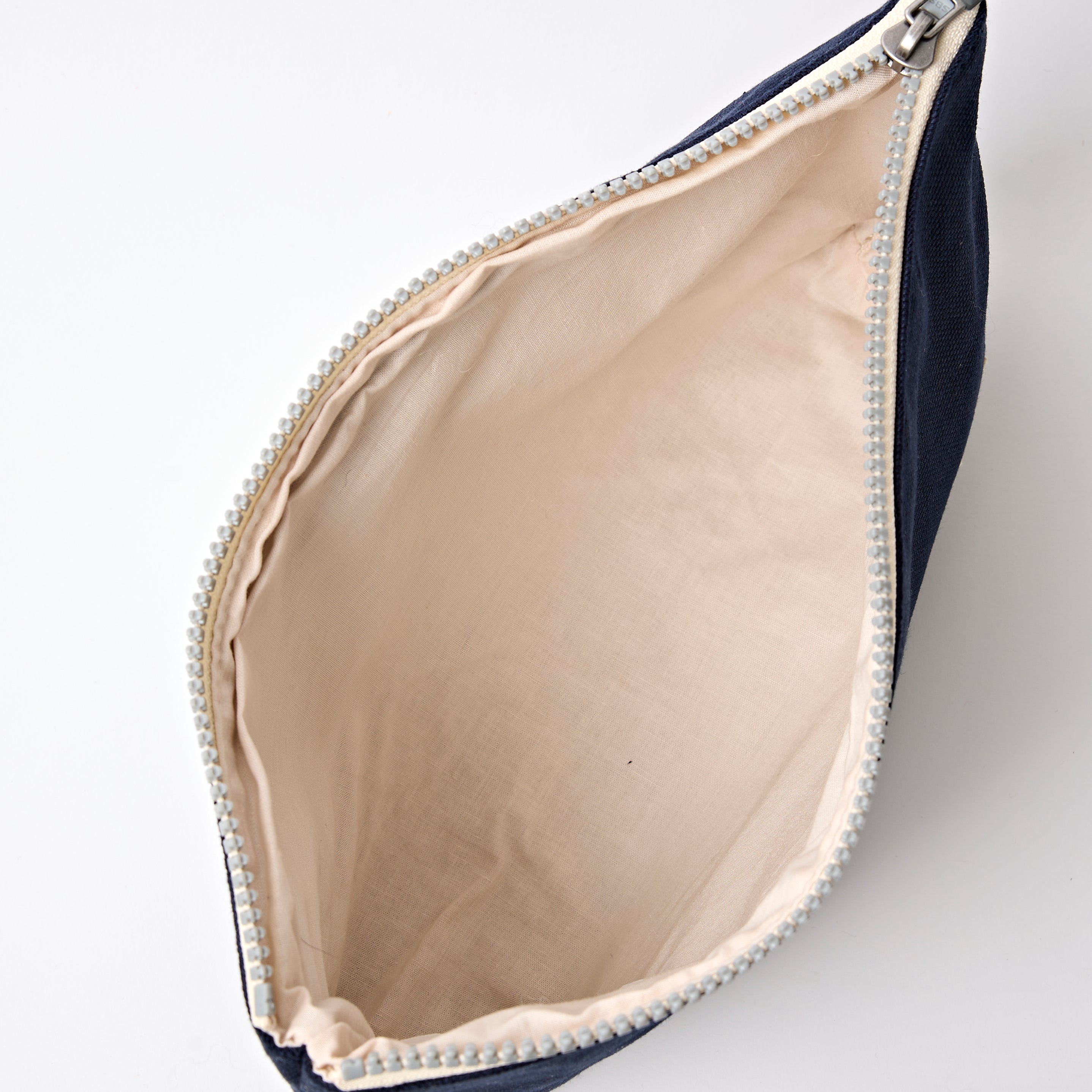Maida Vale Pouch Medium Recycled Canvas - Midnight
