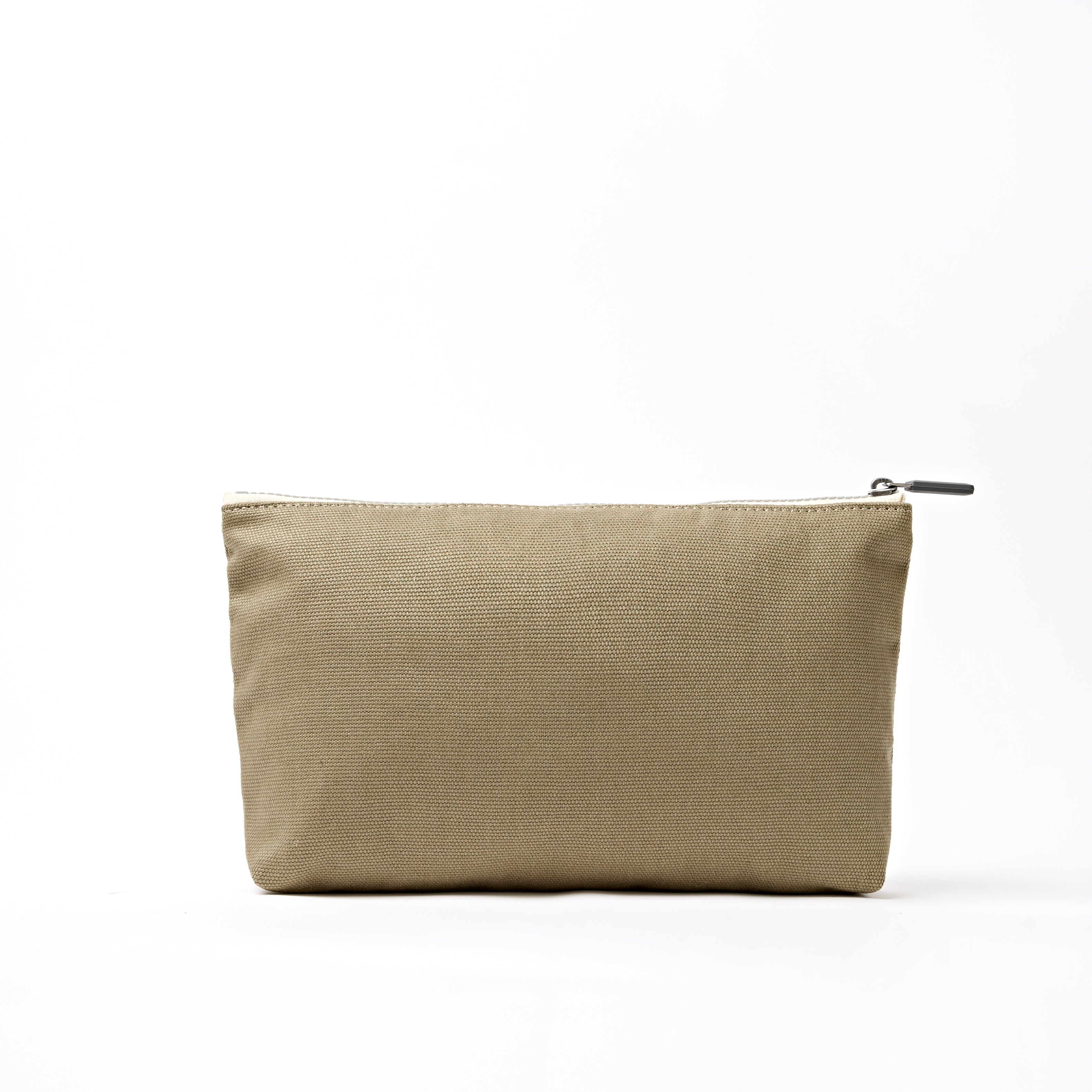 Maida Vale Pouch Medium Recycled Canvas - Taupe