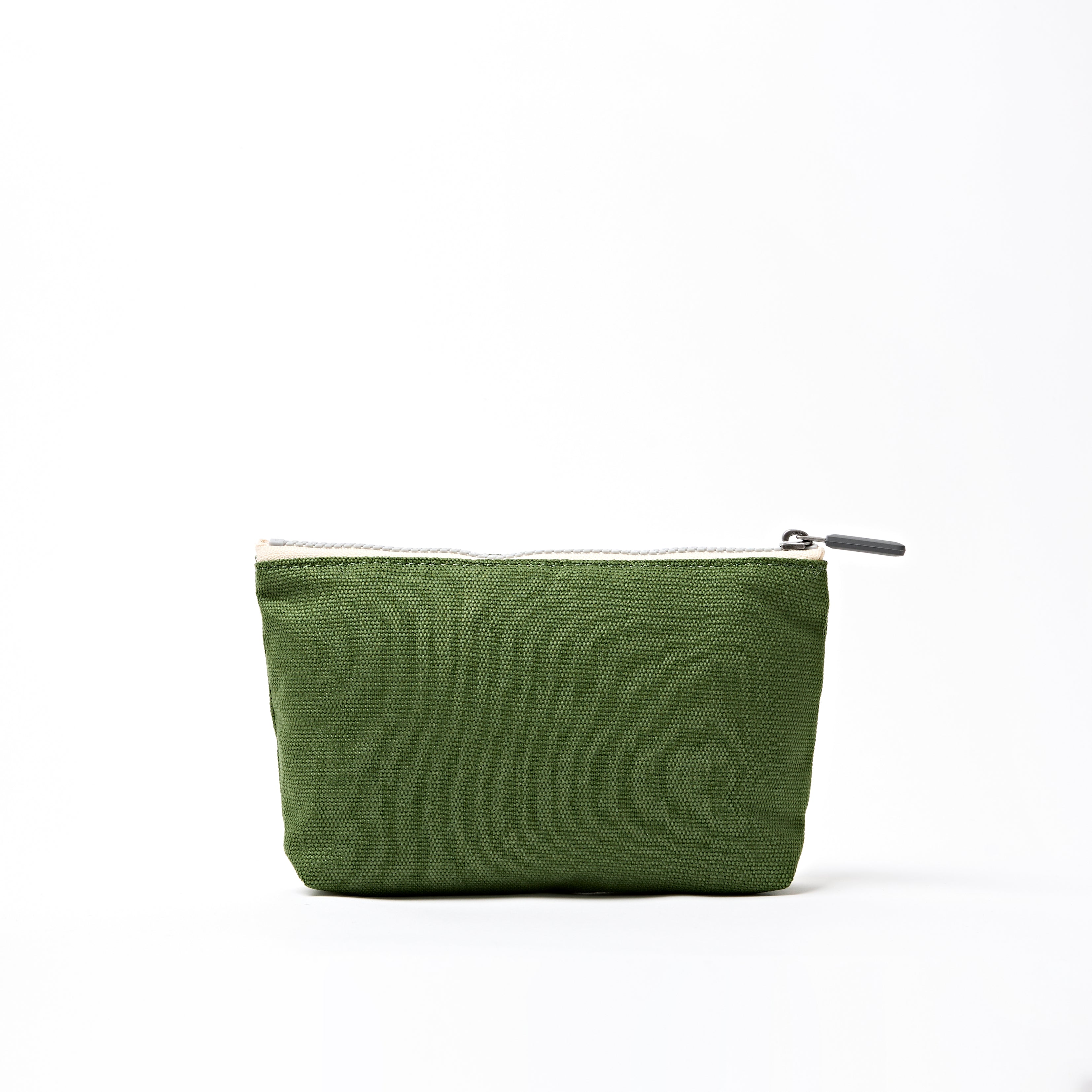 Maida Vale Pouch Medium Recycled Canvas - Artichoke