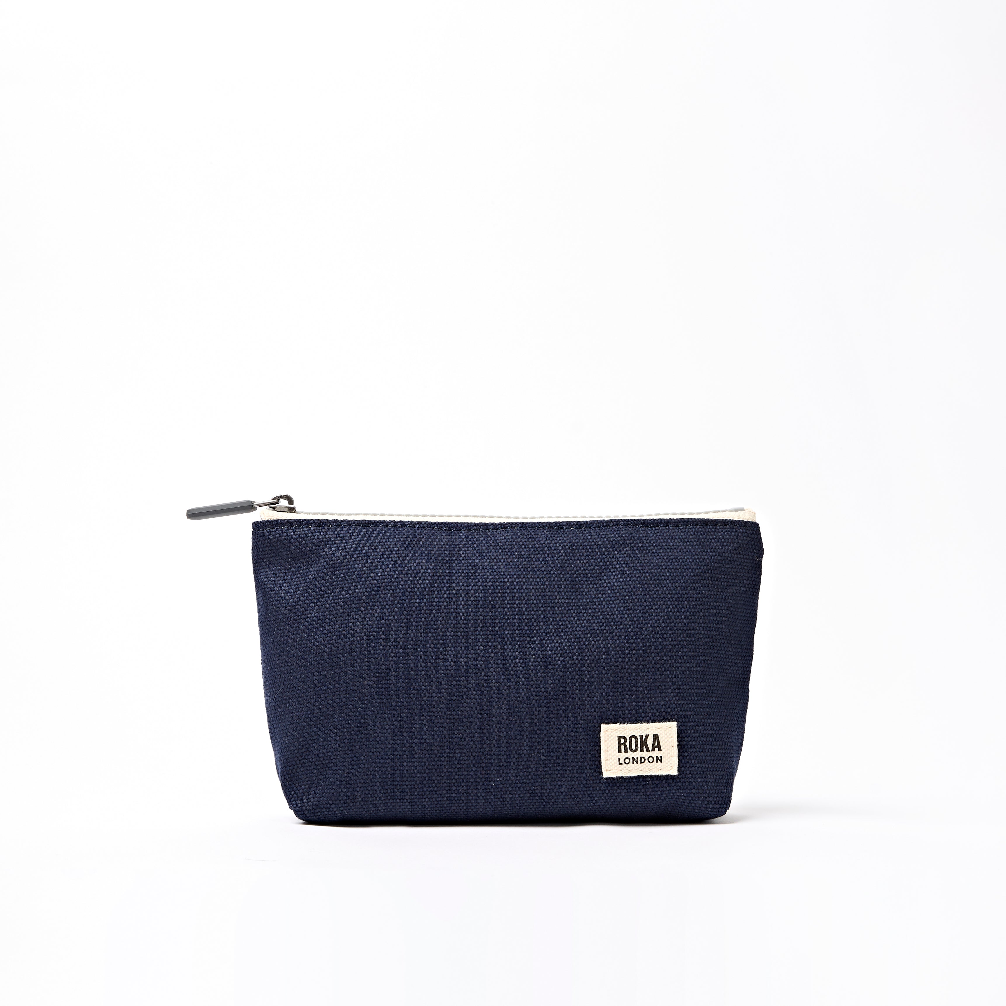 Maida Vale Pouch Medium Recycled Canvas - Midnight