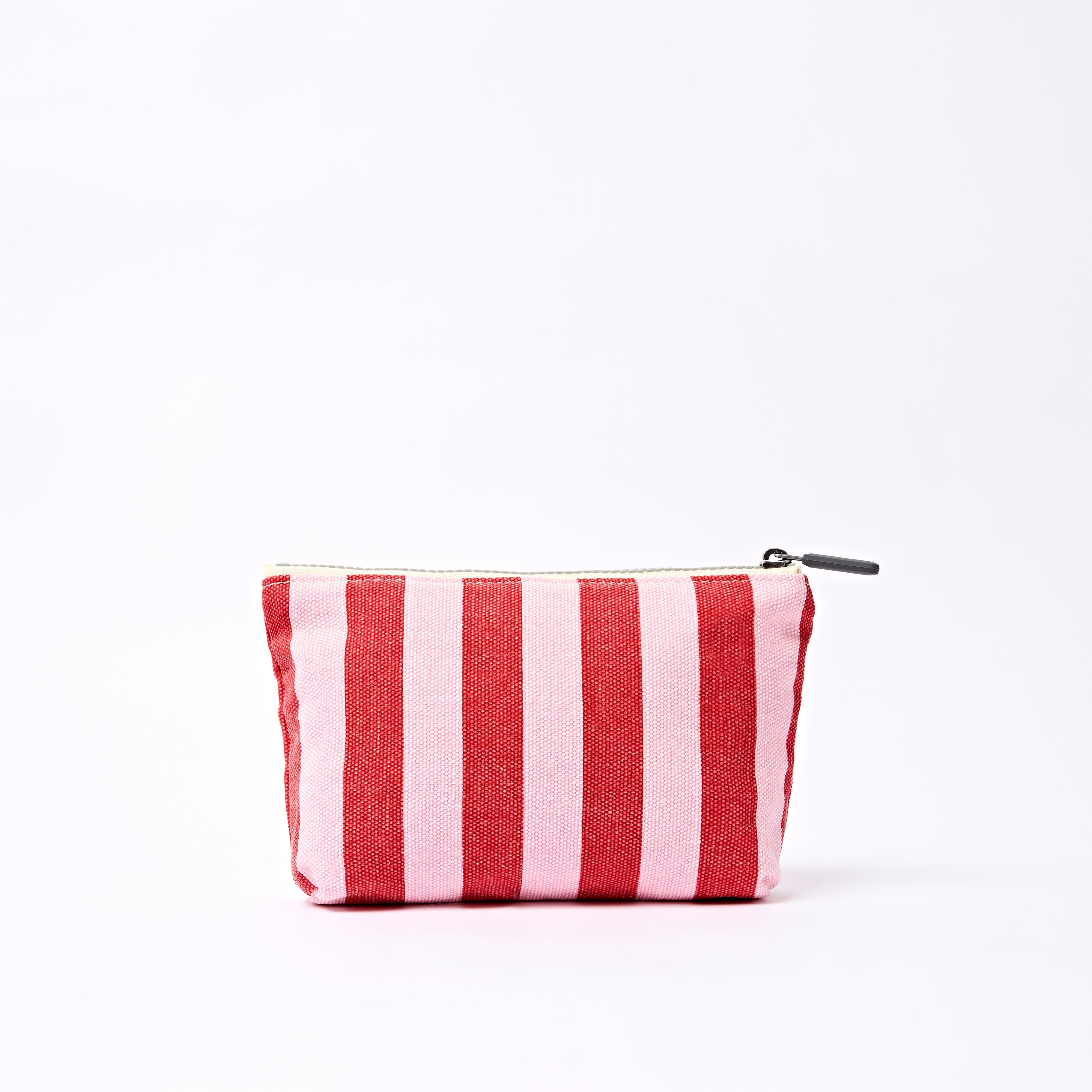 Maida Vale Pouch Medium Recycled Canvas - Strawberry Stripe
