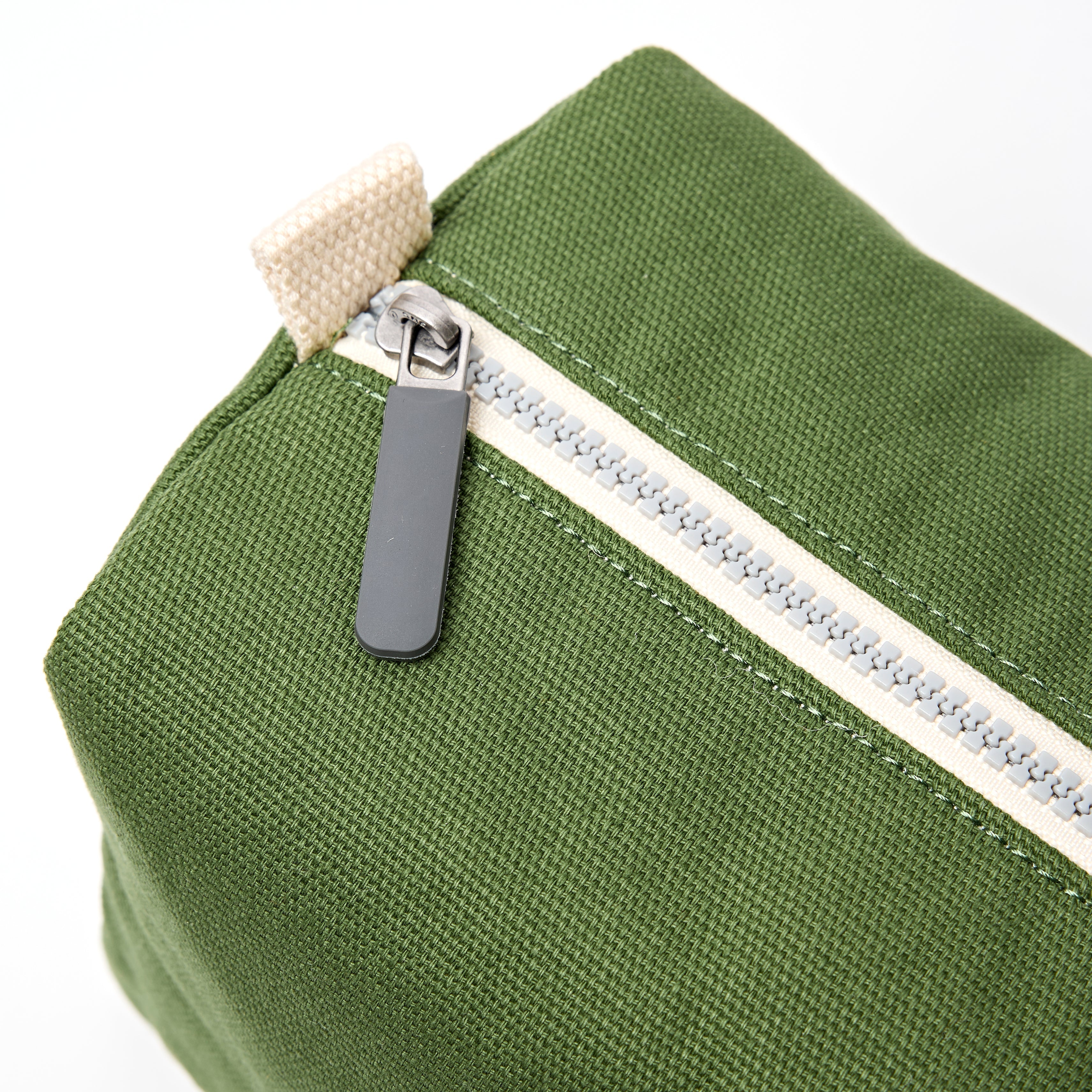 Mayfair Wash Bag Small Recycled Canvas - Artichoke