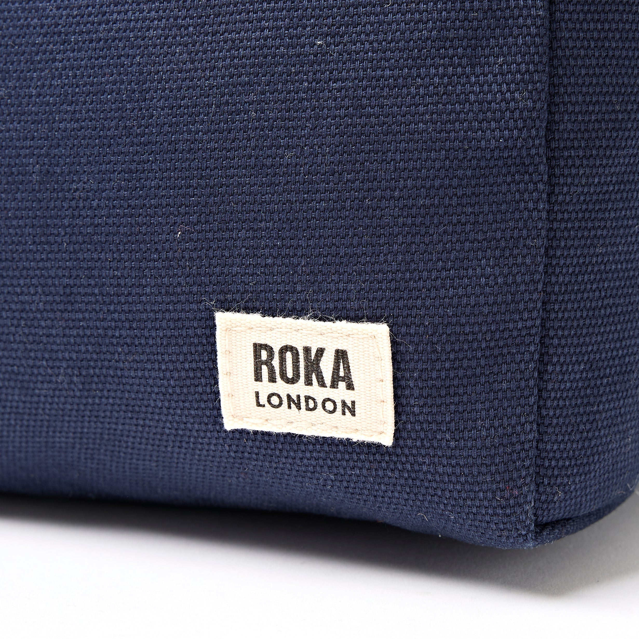 Mayfair Wash Bag Small Recycled Canvas - Midnight