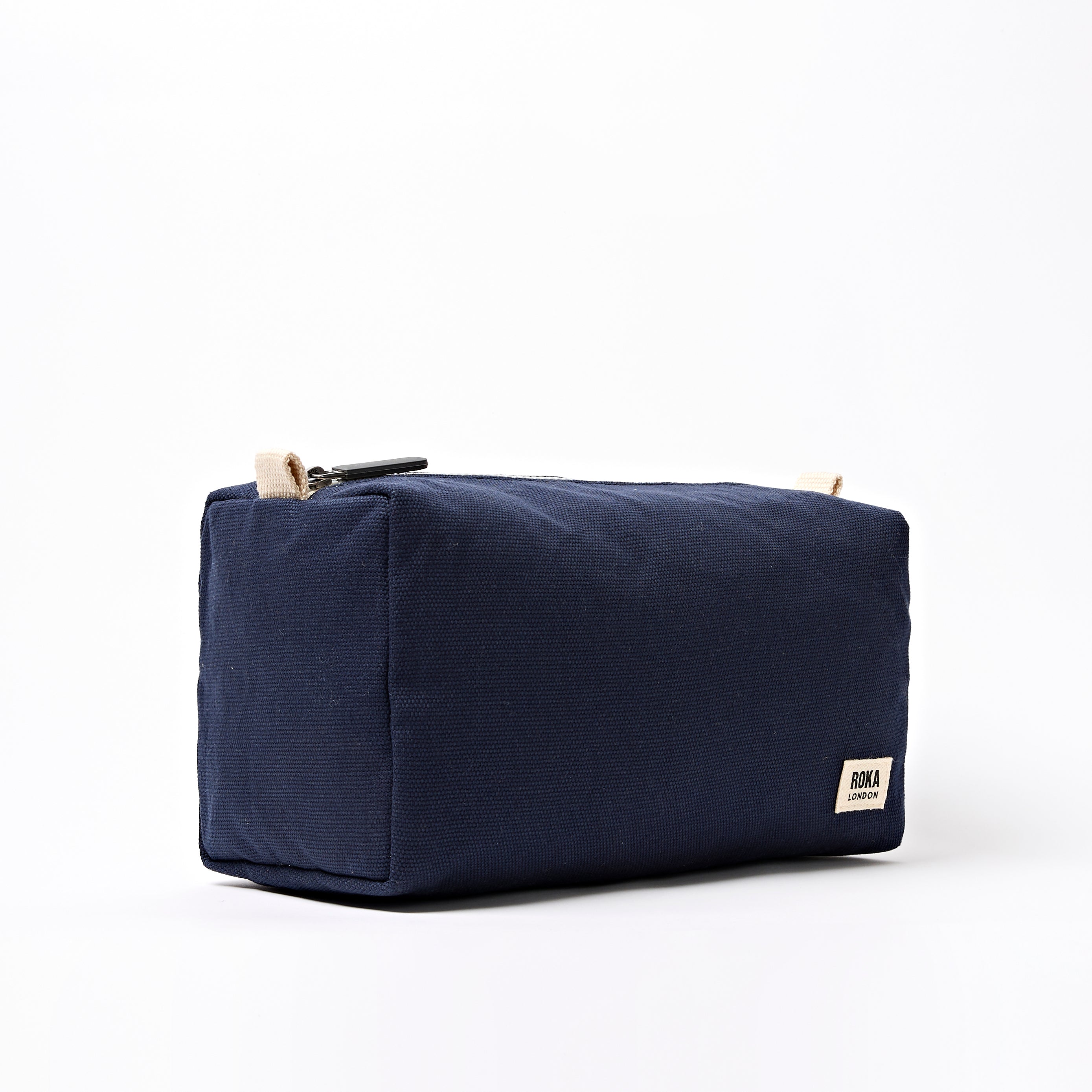 Mayfair Wash Bag Small Recycled Canvas - Midnight
