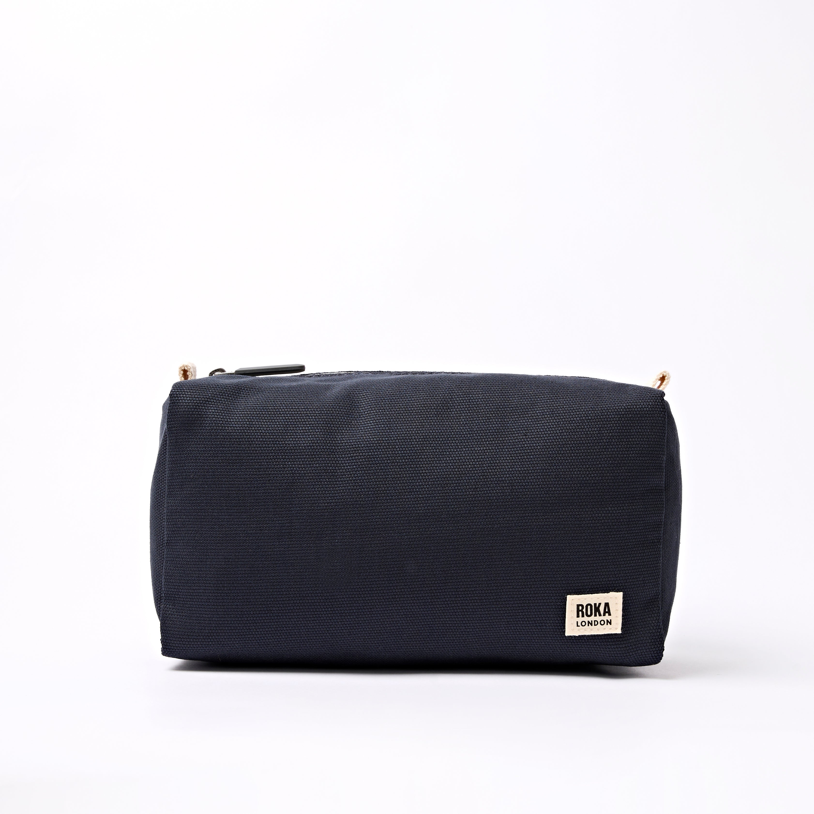 Mayfair Wash Bag Small Recycled Canvas - Smoke