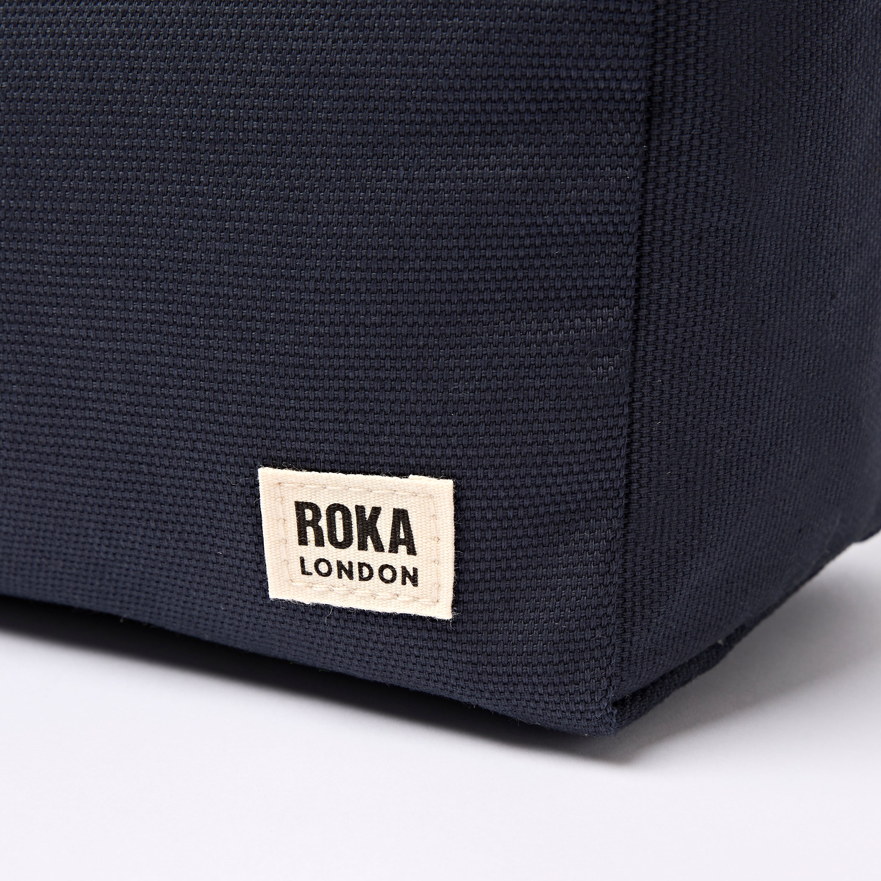 Mayfair Wash Bag Small Recycled Canvas - Smoke