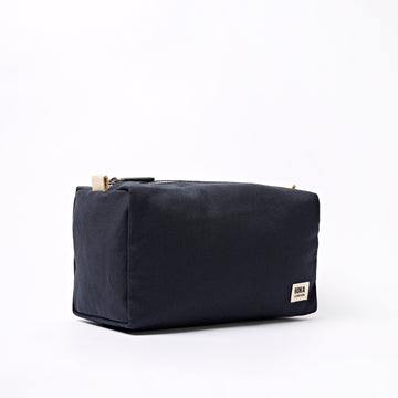 Mayfair Wash Bag Small Recycled Canvas - Smoke